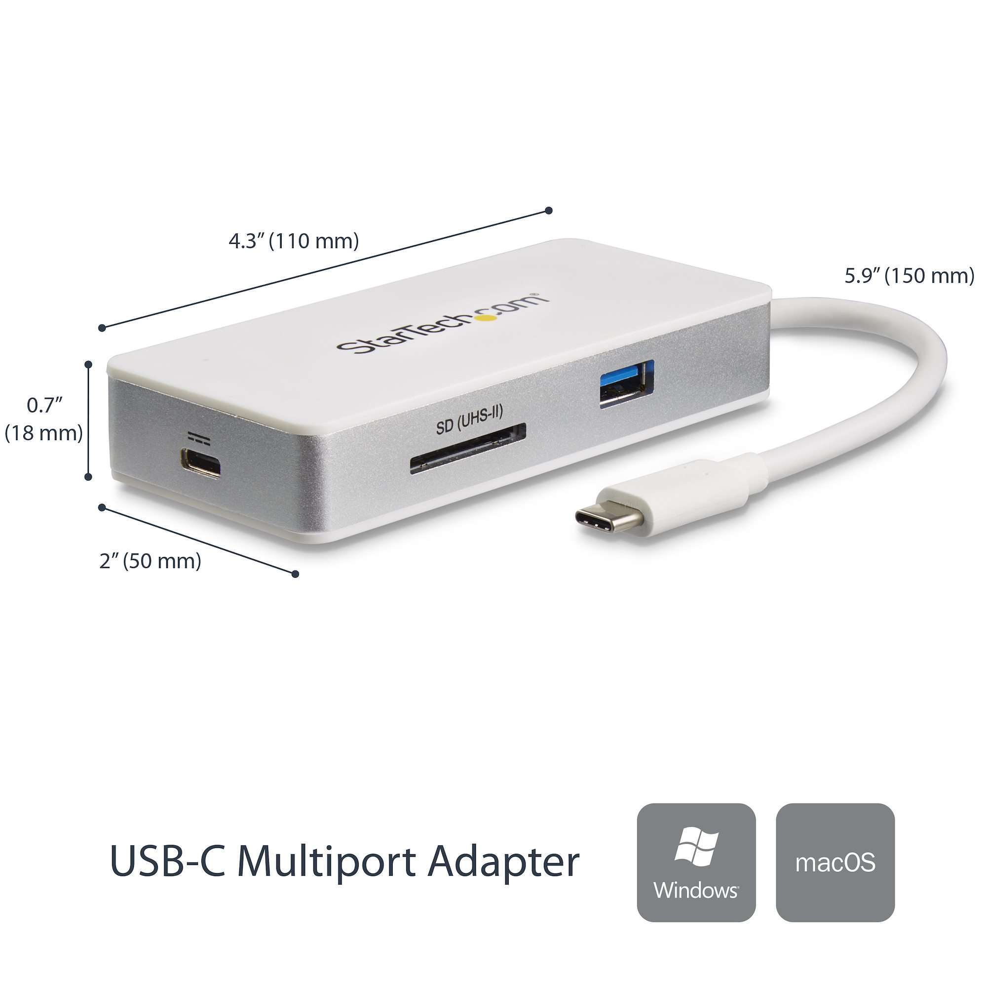 USB-C対応マルチアダプタ SDカードリーダ USB給電 4K HDMI USB-Cマルチポートアダプター 日本