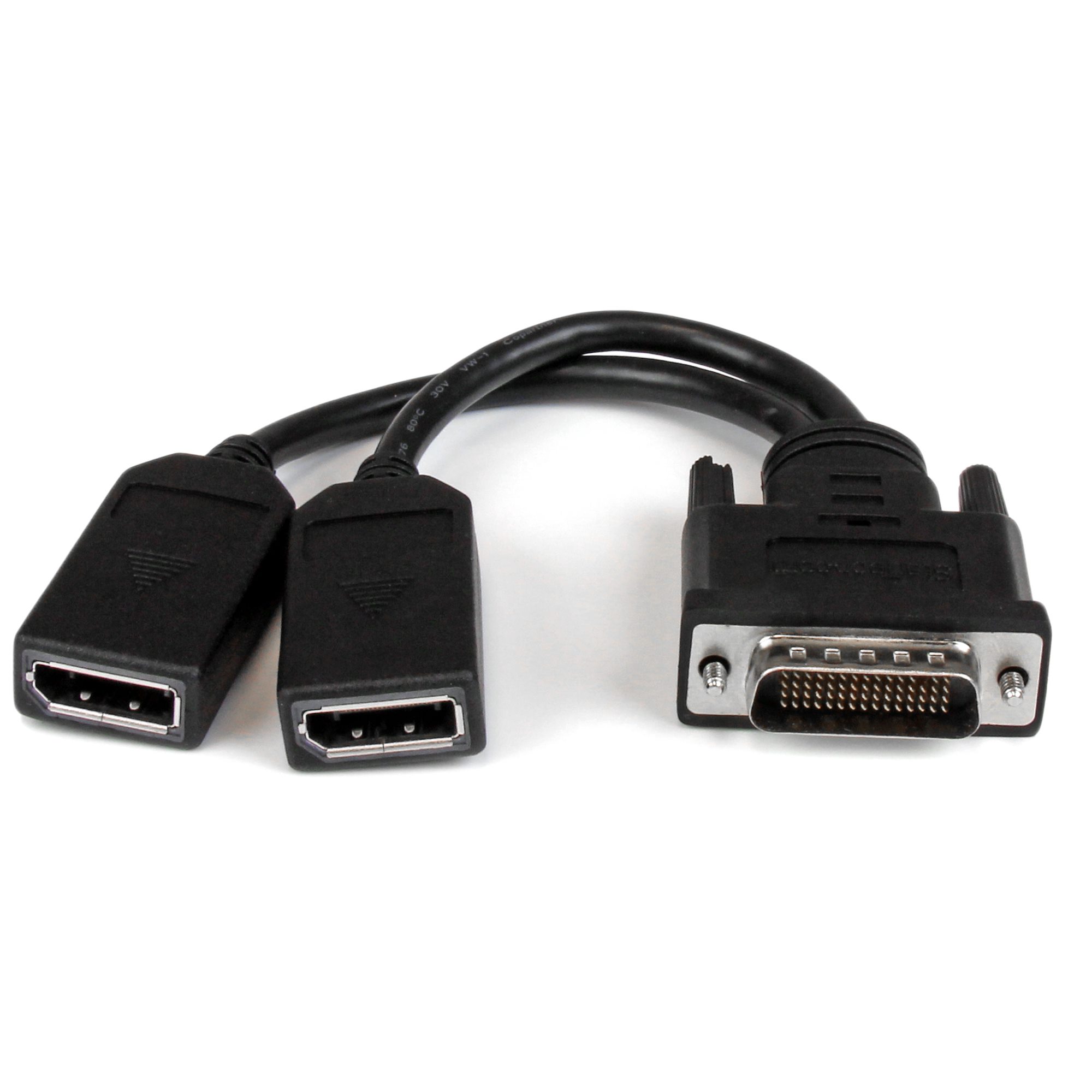 DMS 59 pin Dual displayport DMS 59 Pin to 2 DisplayPort Cable CABLEDECONN DMS 59 Pin Male to DisplayPort Female Dual Monitor Extension Cable Adapter for Lhf Graphics Card 