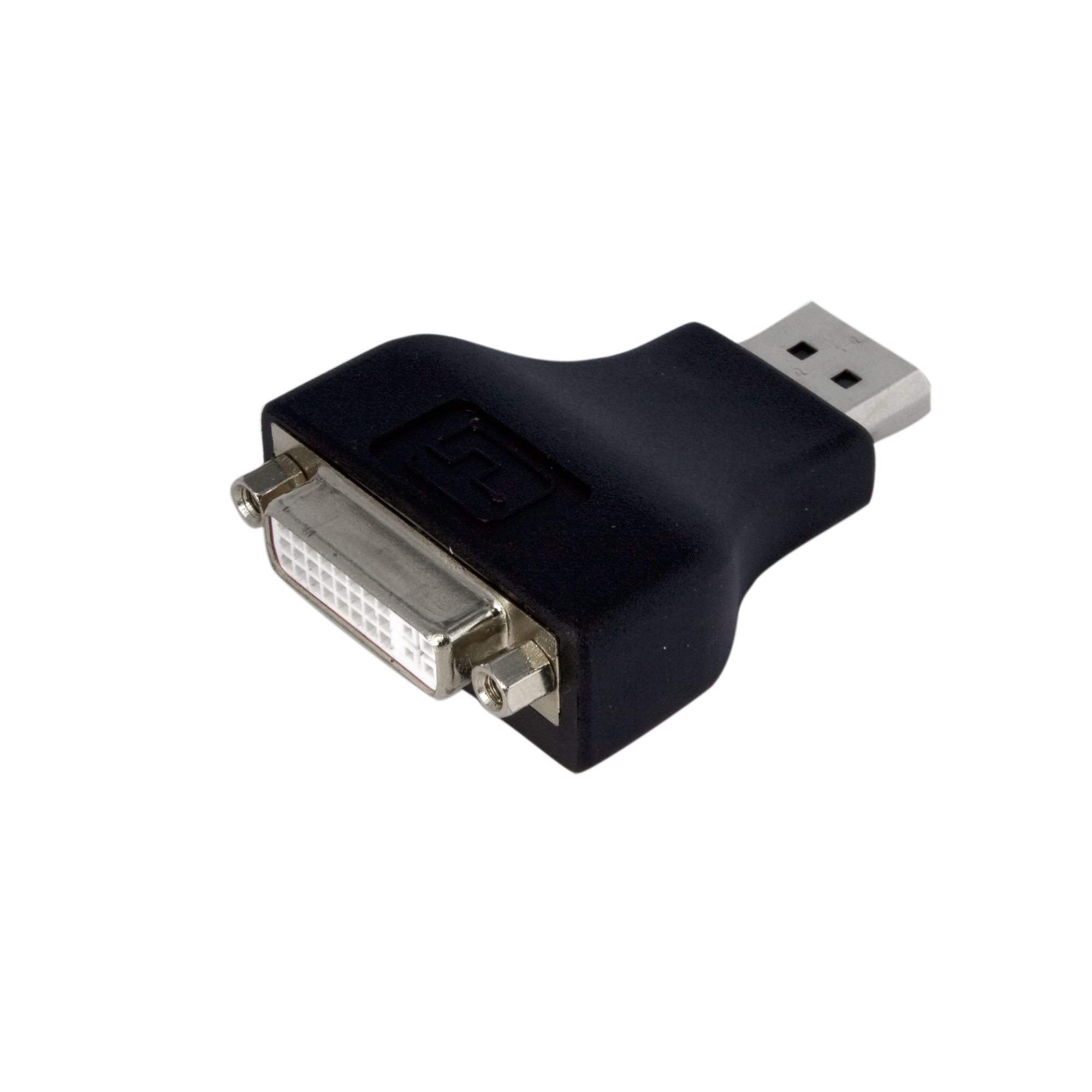 EDID HDCP 1080p FullHD 3D deleyCON DVI zu DisplayPort Adapter 