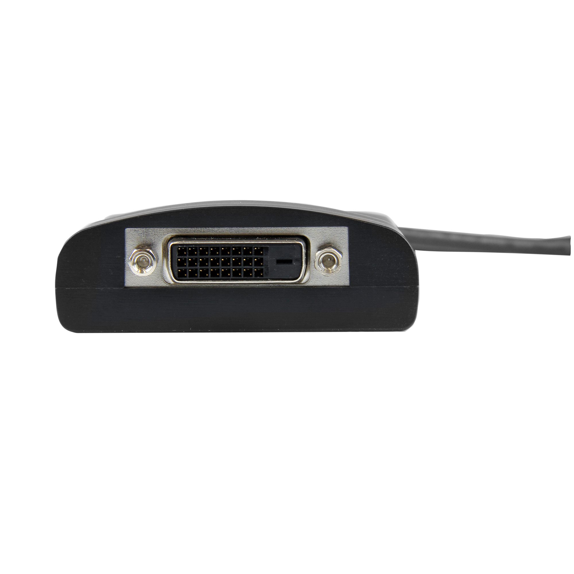 DisplayPort - DVIデュアルリンク アクティブ変換アダプタ／2560x1600 60Hz／DP1.2 - DVI-D  ビデオコンバータ／USBバスパワー／ラッチ付きDPコネクタ