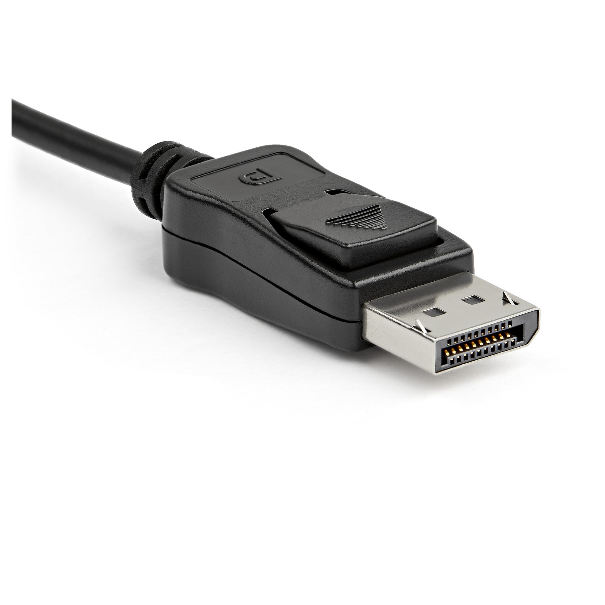 DisplayPort - HDMI変換アダプタ／4K60Hz対応／DP 1.4 - HDMI 2.0  アクティブコンバータ／抜け防止対応ディスプレイポートコネクタ