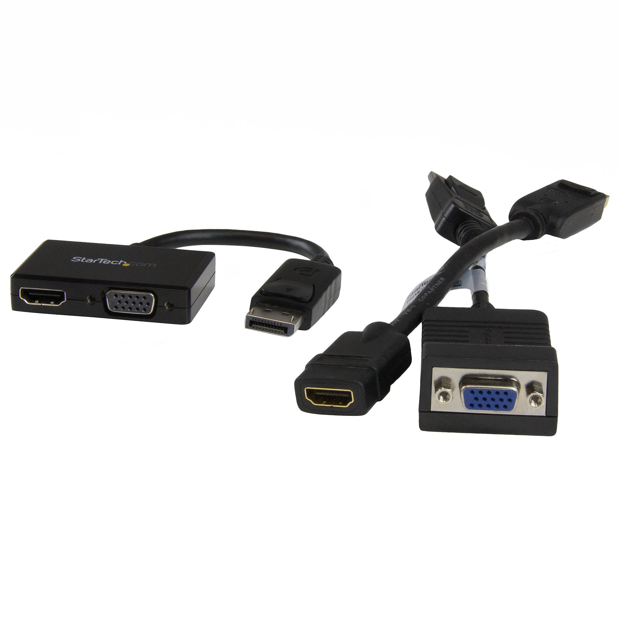 DisplayPort - HDMI／VGA変換アダプタ　ツーインワン（2 in 1）トラベルAVアダプタ