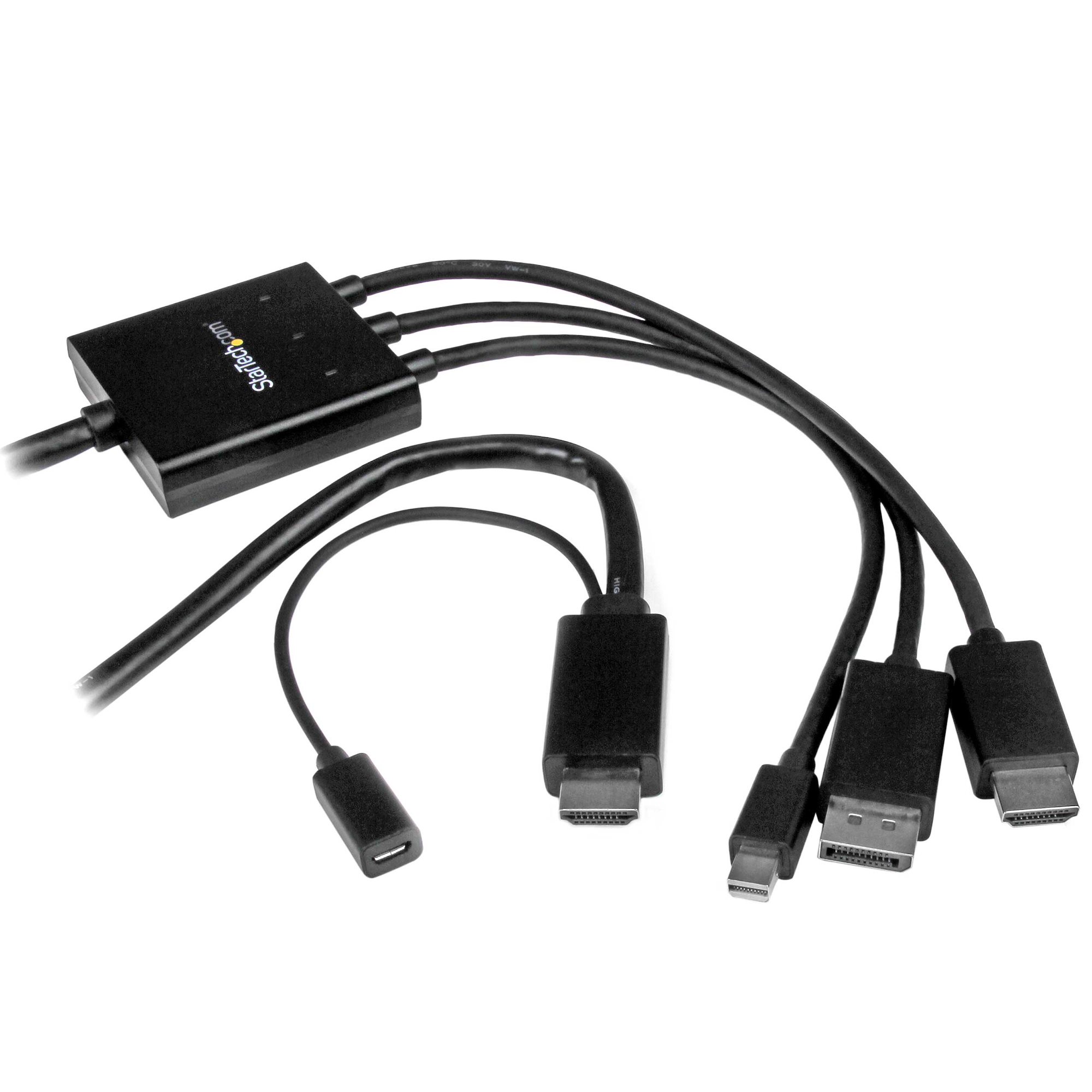 USB-C HDMI Mini DisplayPort HDMI変換アダプタケーブル 2m CMDPH｜分配器、切替器 