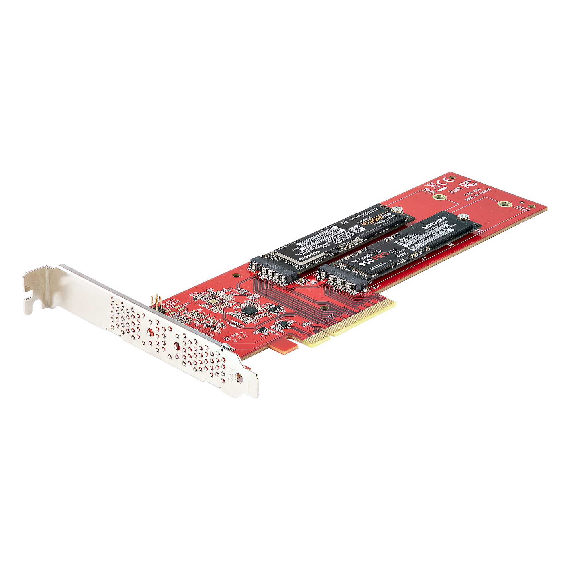 Dual M.2 PCIe SSD Adapter, NVMe / AHCI - Adapters and Converters | StarTech.com