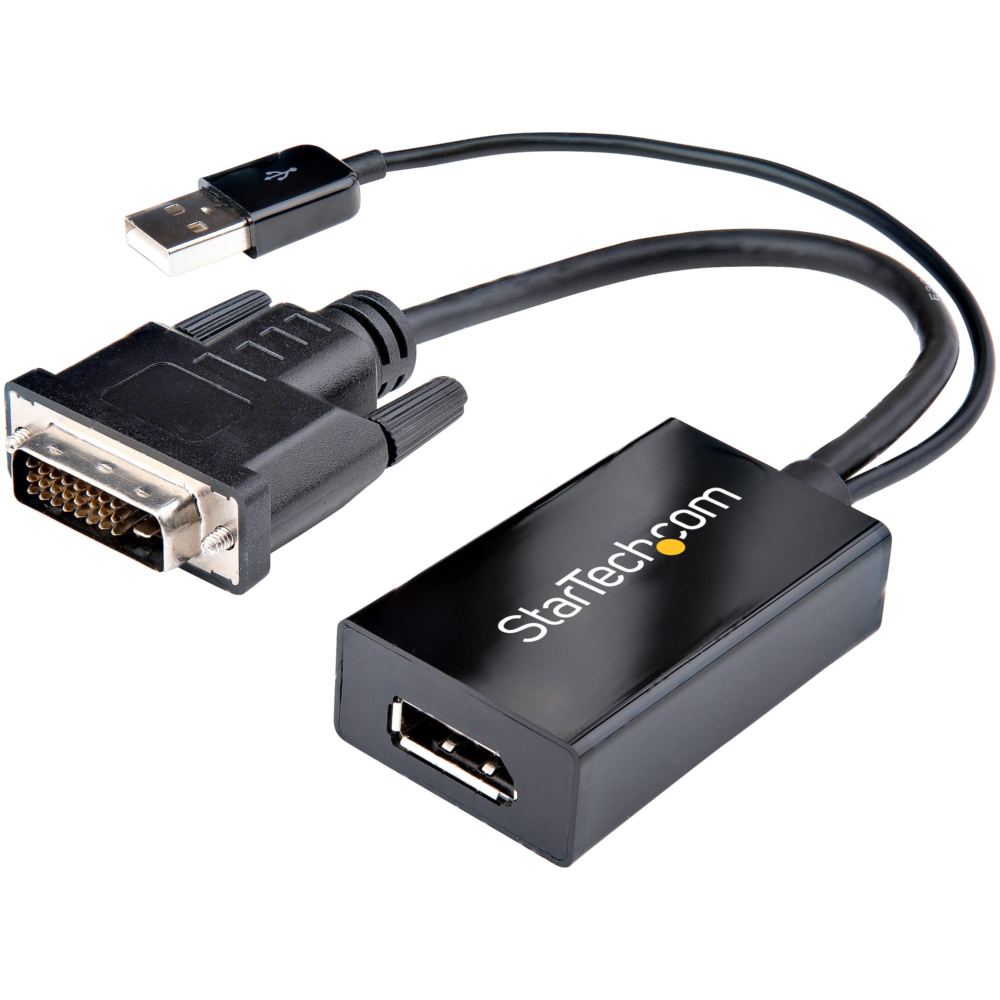 æstetisk Stænke Whirlpool DVI to DisplayPort Adapter - USB Power - Video Converters | StarTech.com