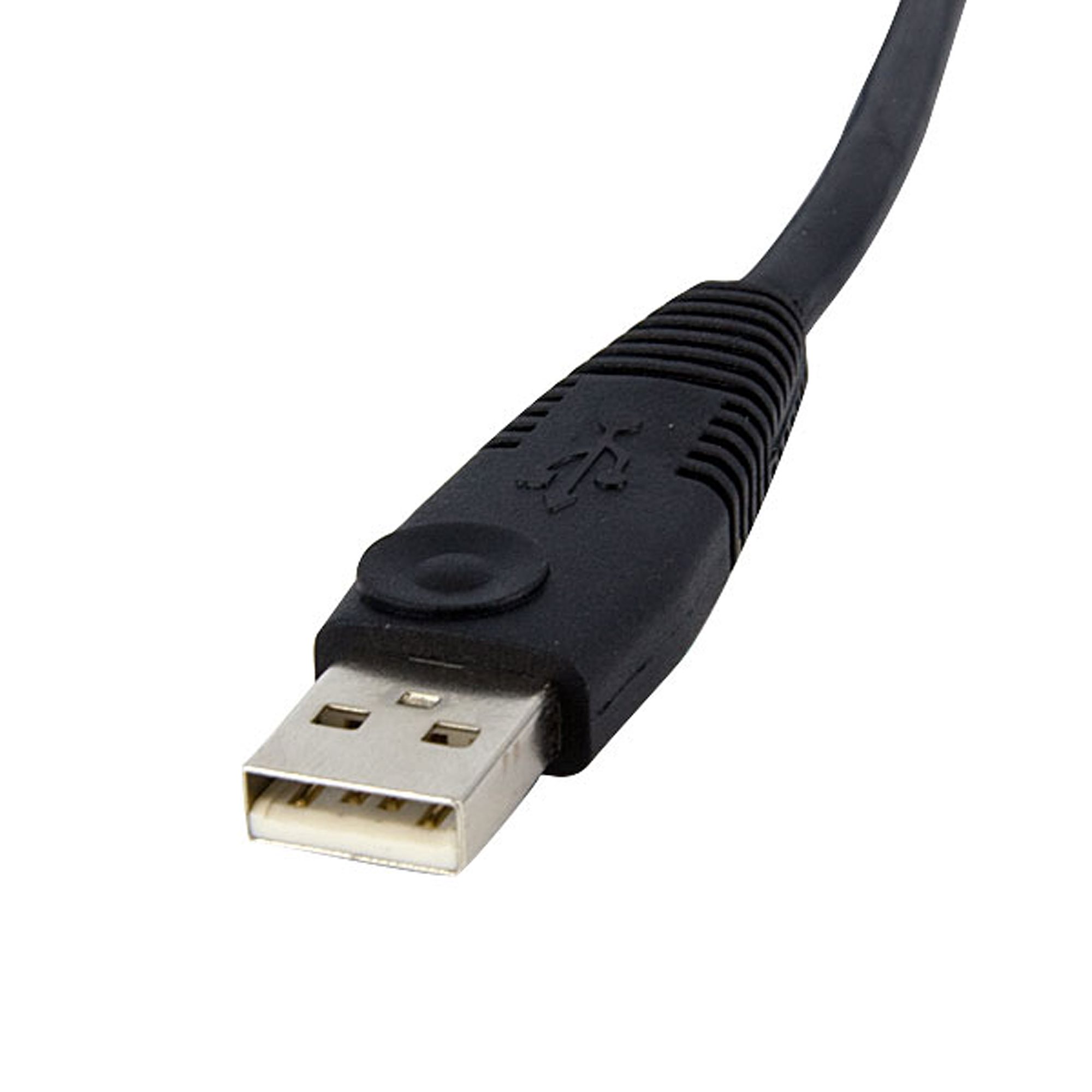 15ft 4-in-1 USB Dual Link DVI-D KVM Switch Cable w/ Audio & Microphone