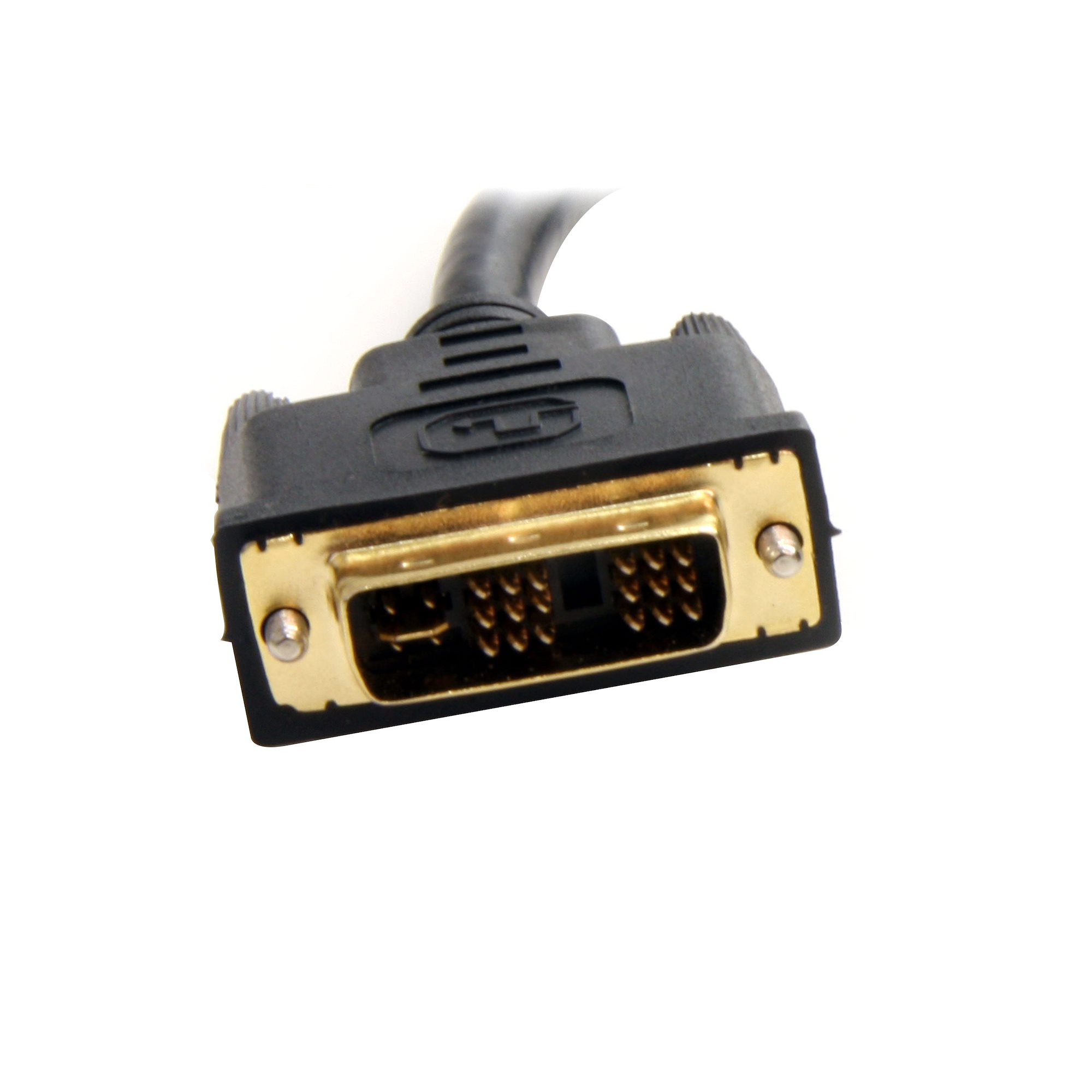 1ft HDMI Splitter Cable, HDMI Male to DVI-D Female Adapter, Full HD  1920x1200p 60Hz, 28AWG, Gold Plated Connectors, HDMI Male to DVI Female  Splitter