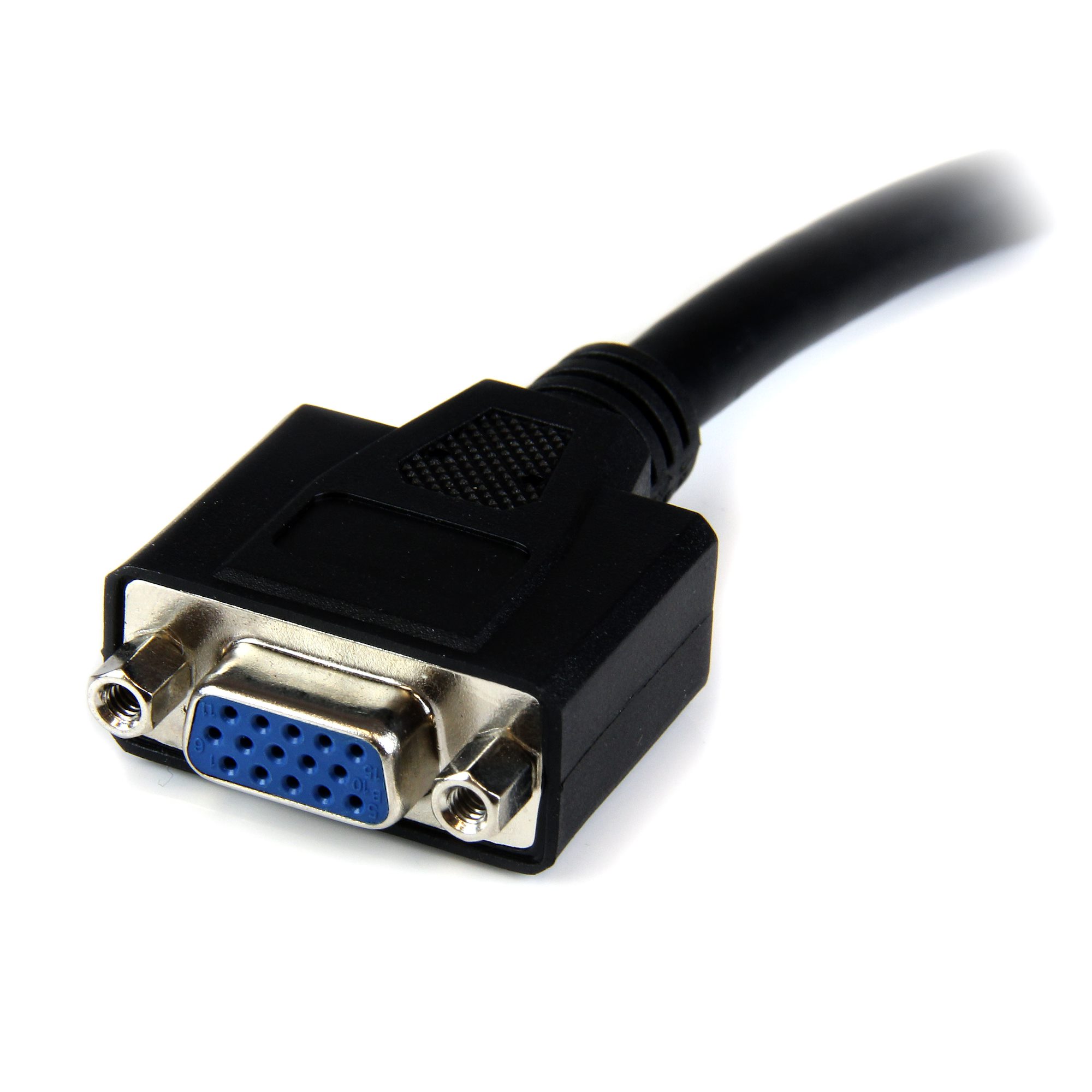 8in DVI to VGA Cable Adapter - DVI-I Male to VGA Female