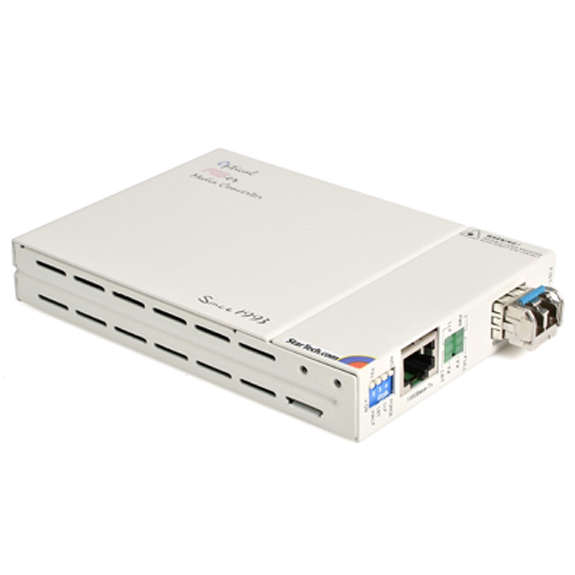 StarTech.com ギガビットイーサネット対応光メディアコンバータ 1000BASE-T ET91000SM20 シングルモード LC -  RJ45 20km 1000BASE-LX