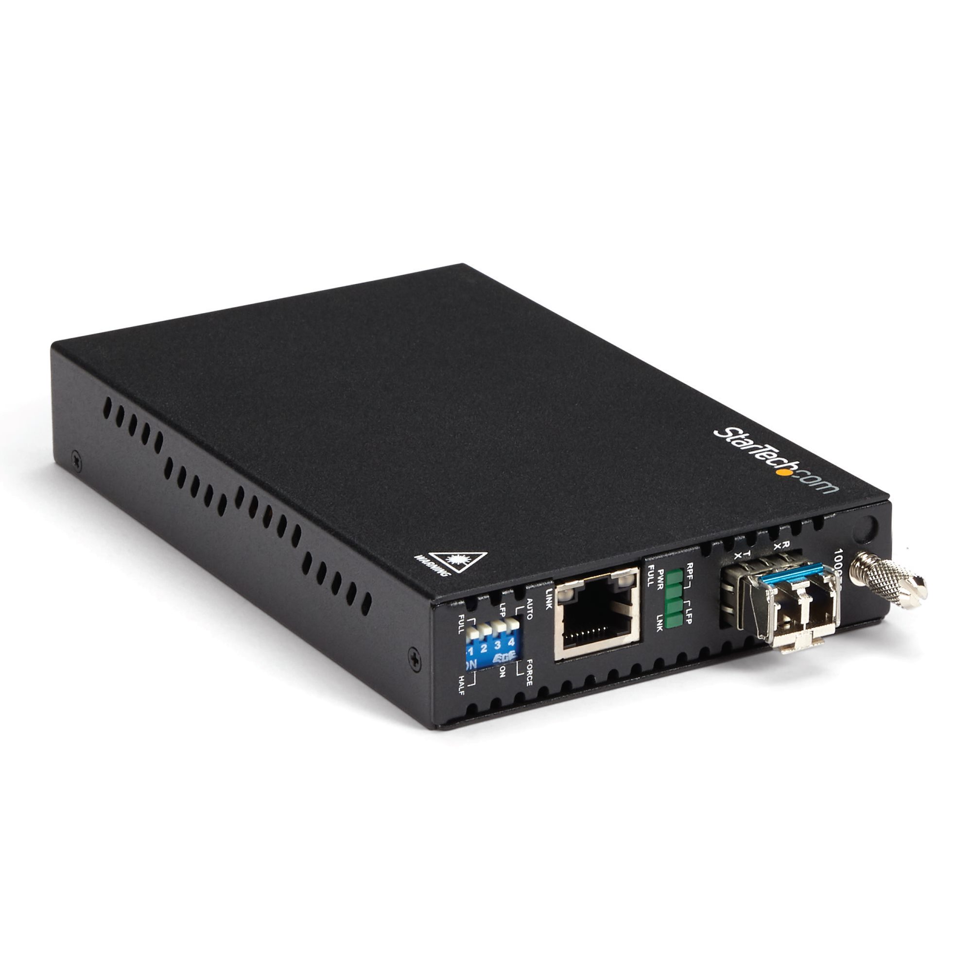 Qiilu Convertisseur Média SFP Gigabit à RJ45 10 100 1000Base TX à 1000Base FX Fibré Multimode