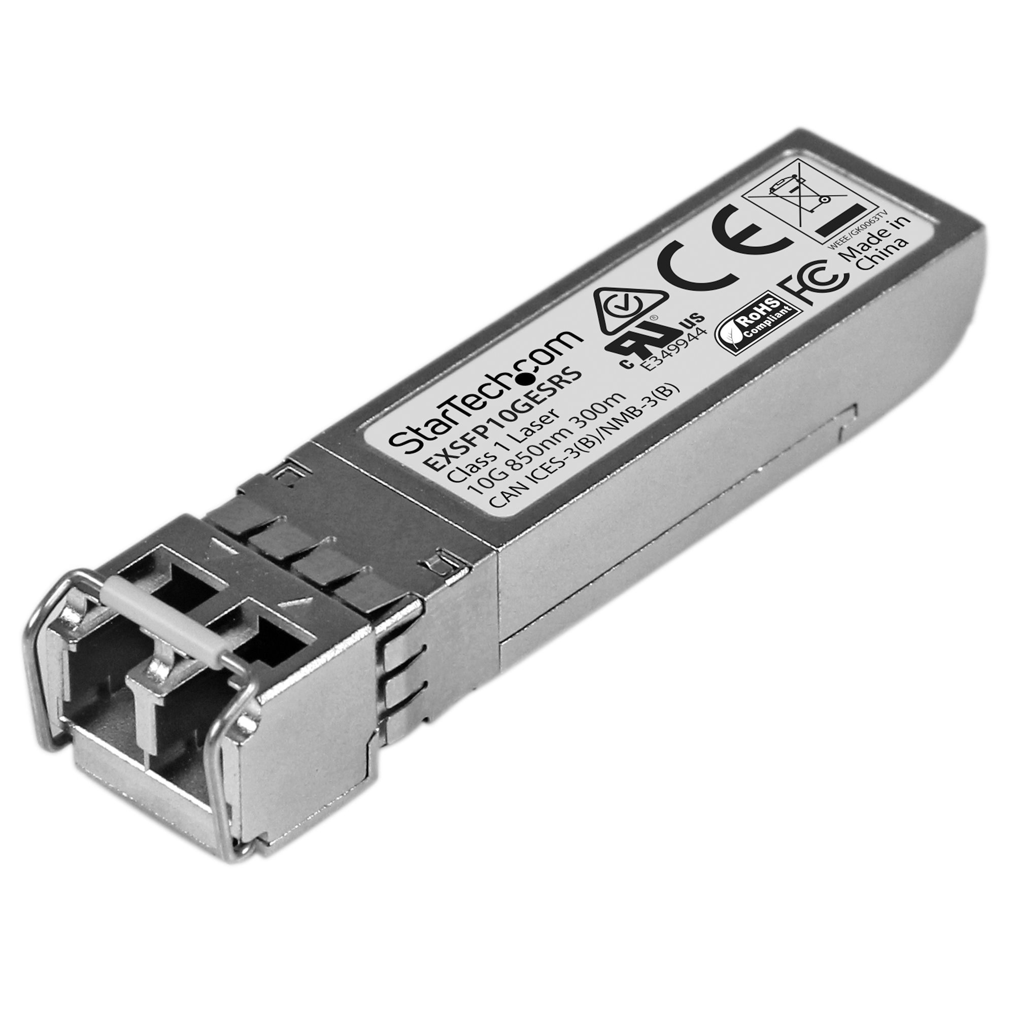 Juniper EX-SFP-10GE-SR Compatible SFP+ Module - 10GBASE-SR - 10GbE  Multimode Fiber MMF Optic Transceiver - 10GE Gigabit Ethernet SFP+ - LC  300m - 