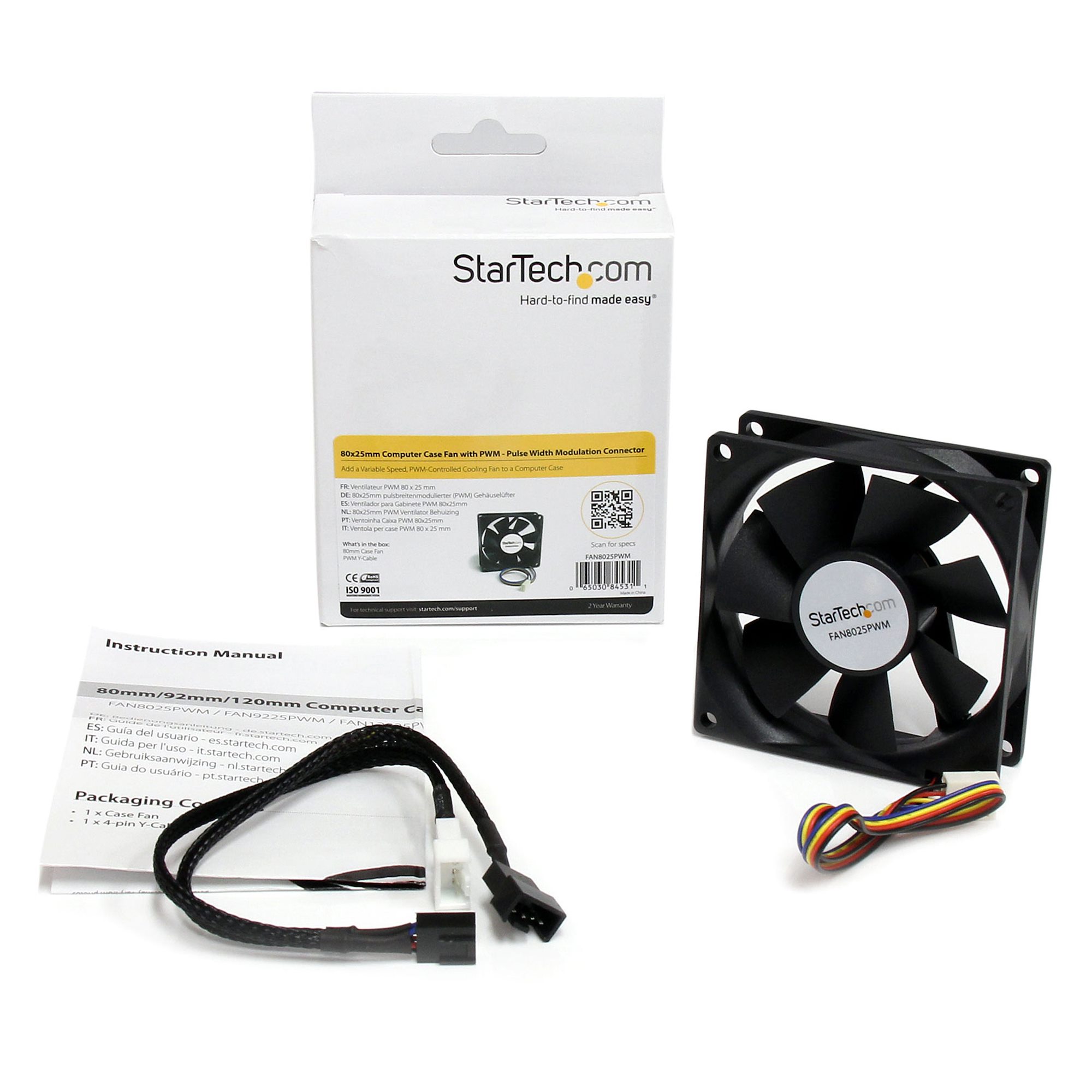 StarTech.com Vis de montage de ventilateur de PC - Paquet de 50