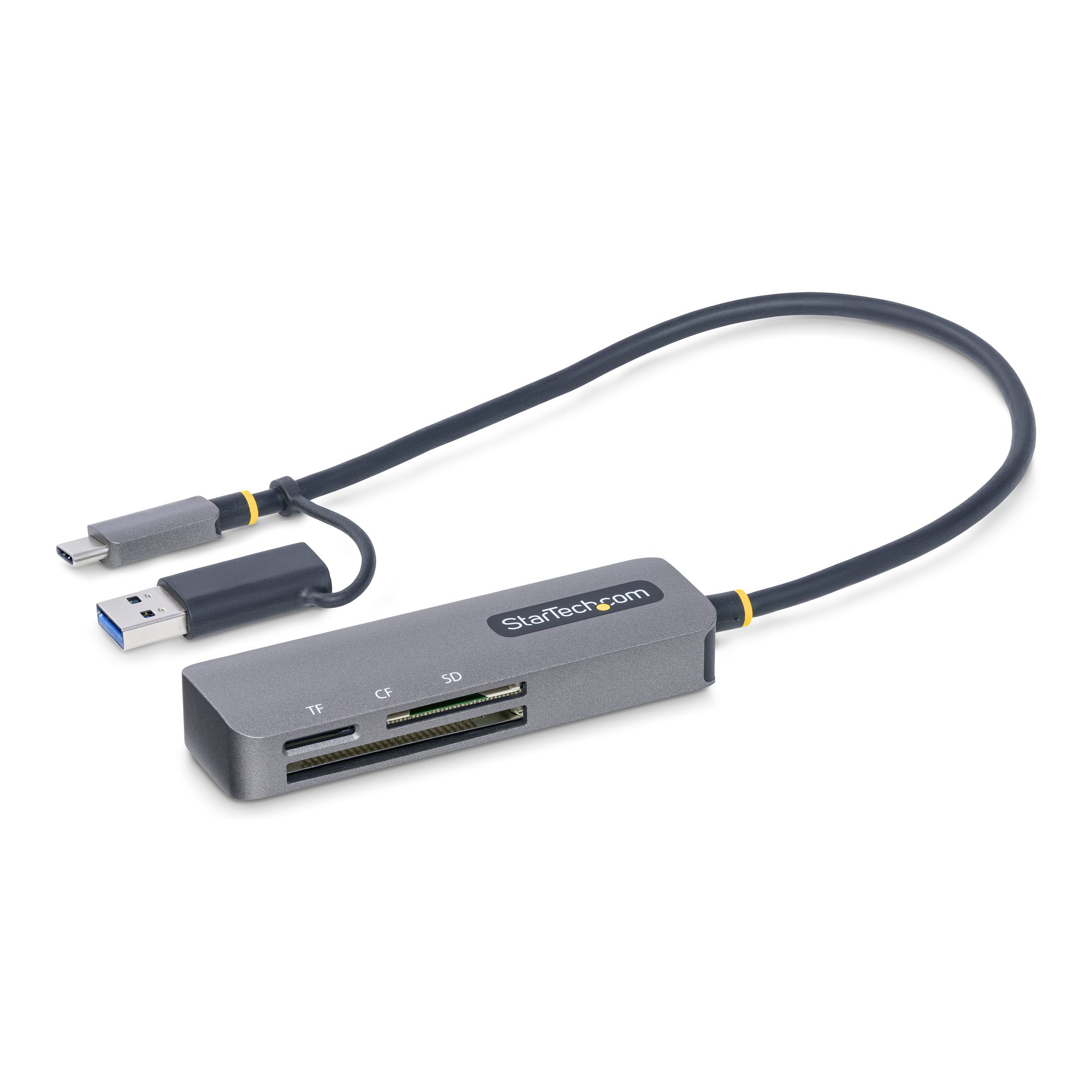 Adaptateur Lecteur De Cartes SD/TF 6 En 1 – Ports USB-A Et USB-C – Compatible PC, Mac, Téléphones – Transfert Rapide