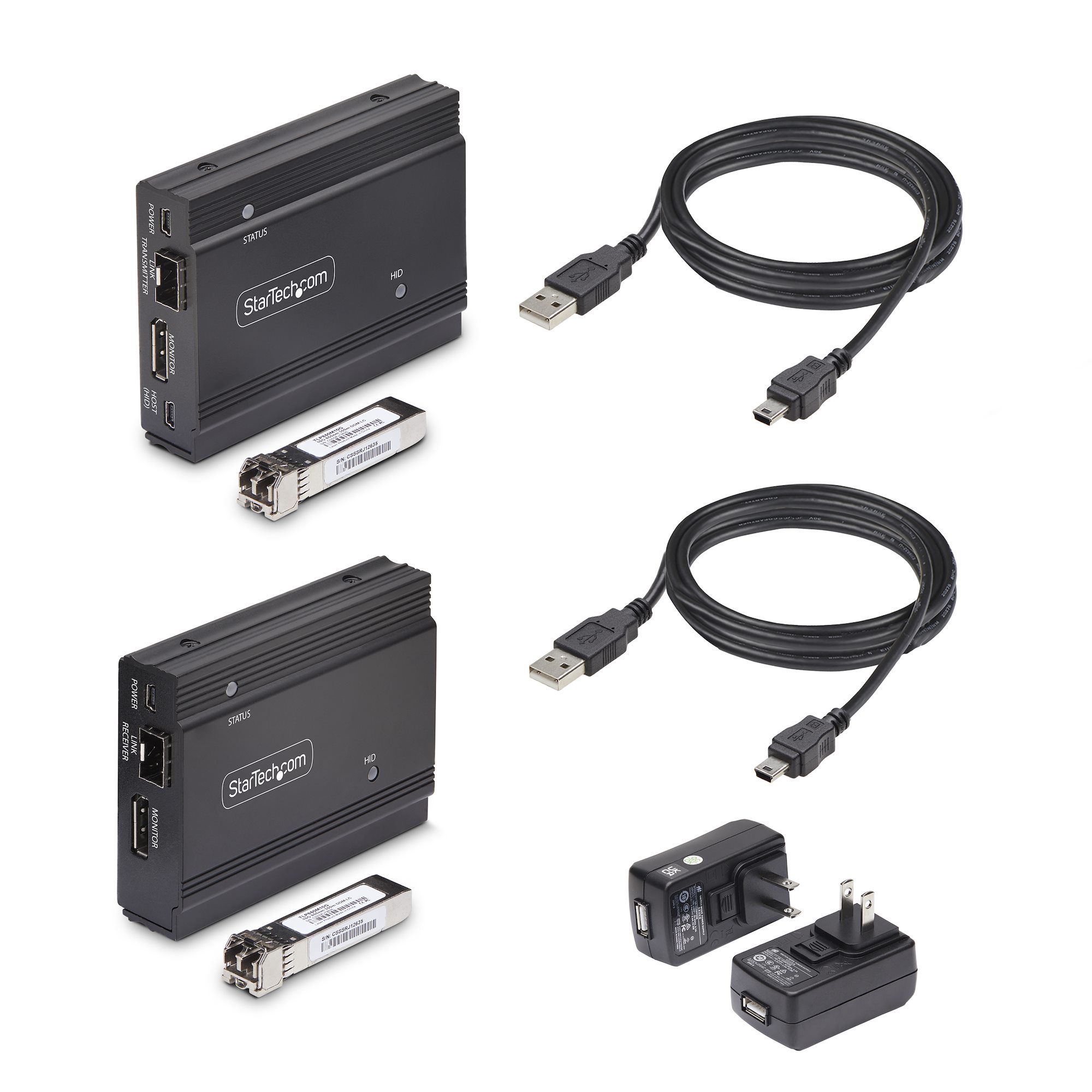 Control a DisplayPort-equipped computer or KVM switch up to 300m