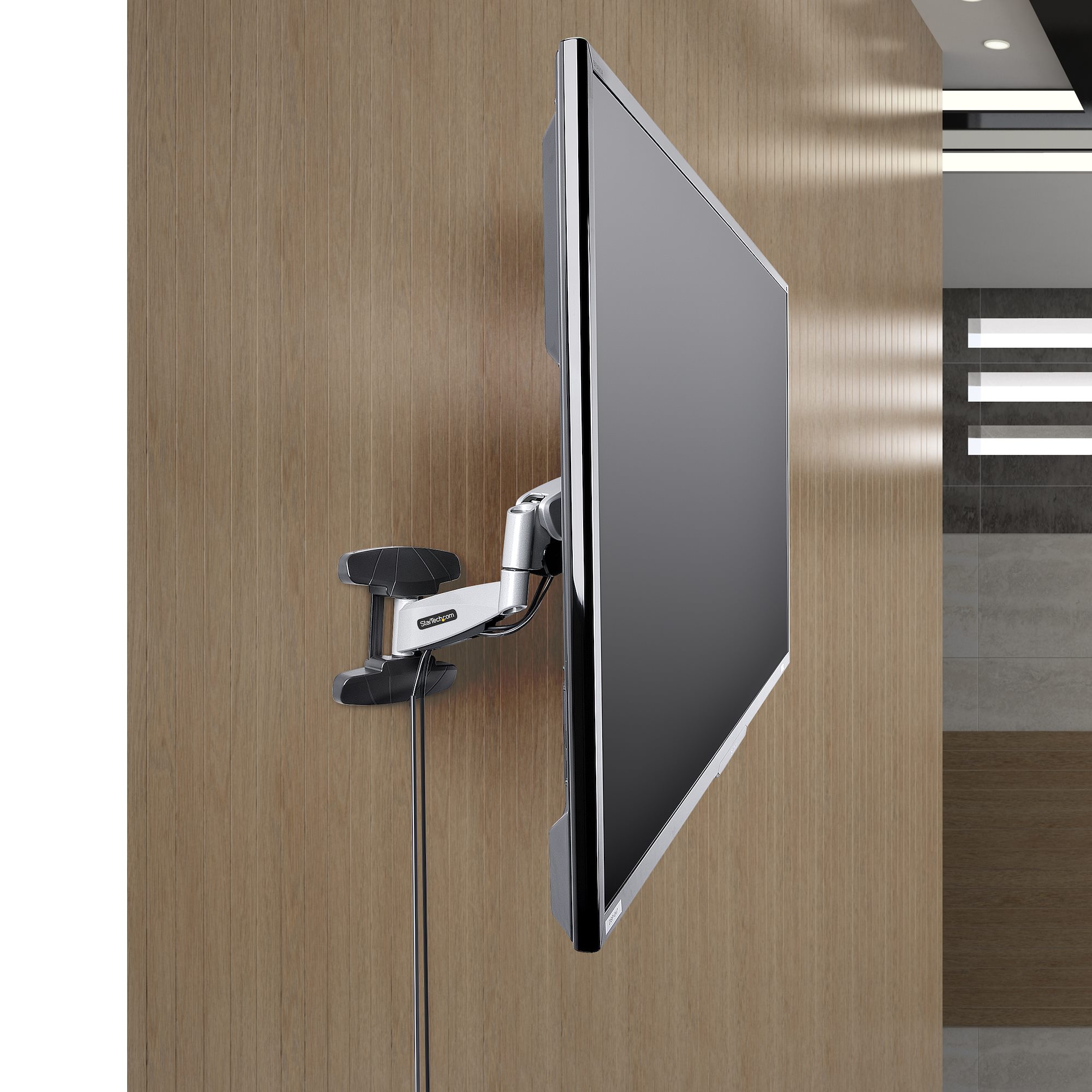 StarTech.com Soporte de pared para TV de movimiento completo, pantallas  VESA de 32 a 55 pulgadas (77 libras/77.2 lbs), soporte de pared universal  de