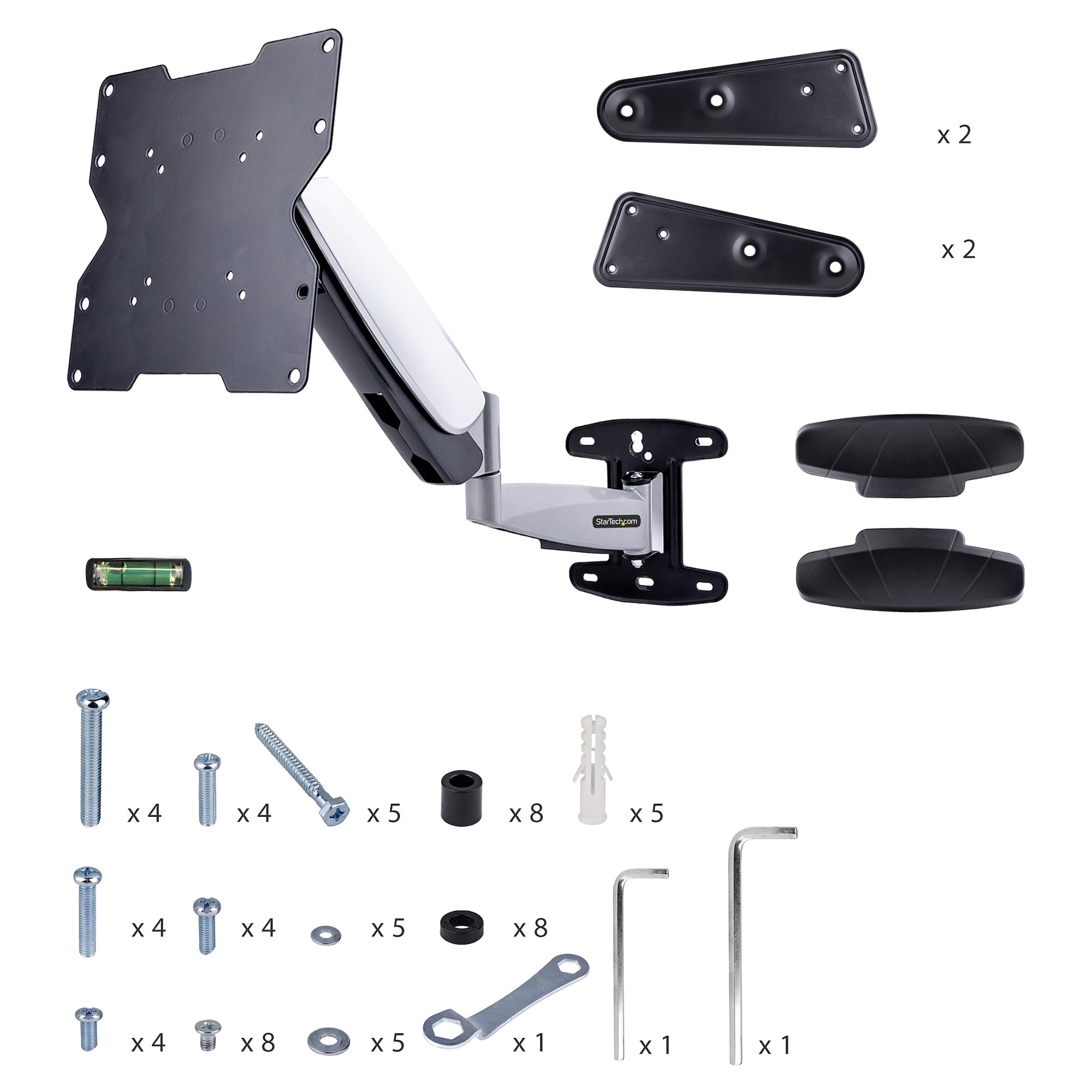  Mount-It! VESA Mount Adapter Plate - Monitor and TV Mount  Extender Conversion Kit Allows 75x75, 100x100, 200x200 to Fit Up to 400x200  mm Patterns, Heavy-Gauge Steel, Hardware Included : Electronics