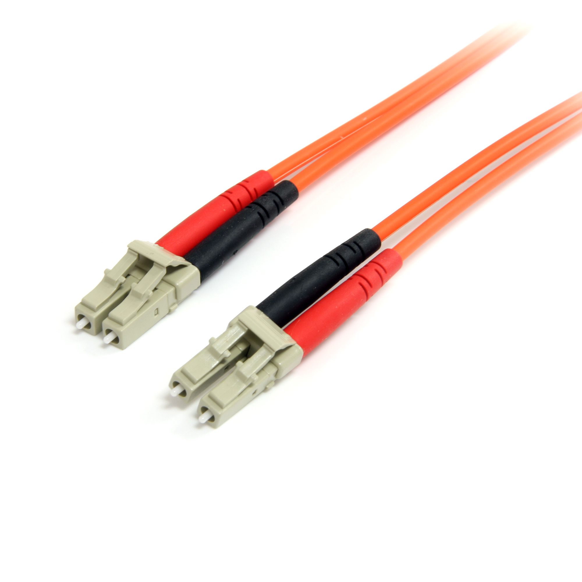 LC/ST Multimode Duplex 62.5/125 LC to ST Fiber Patch Cable OM1 StarTech.com FIBLCST1 1m Fiber Optic Cable LSZH 