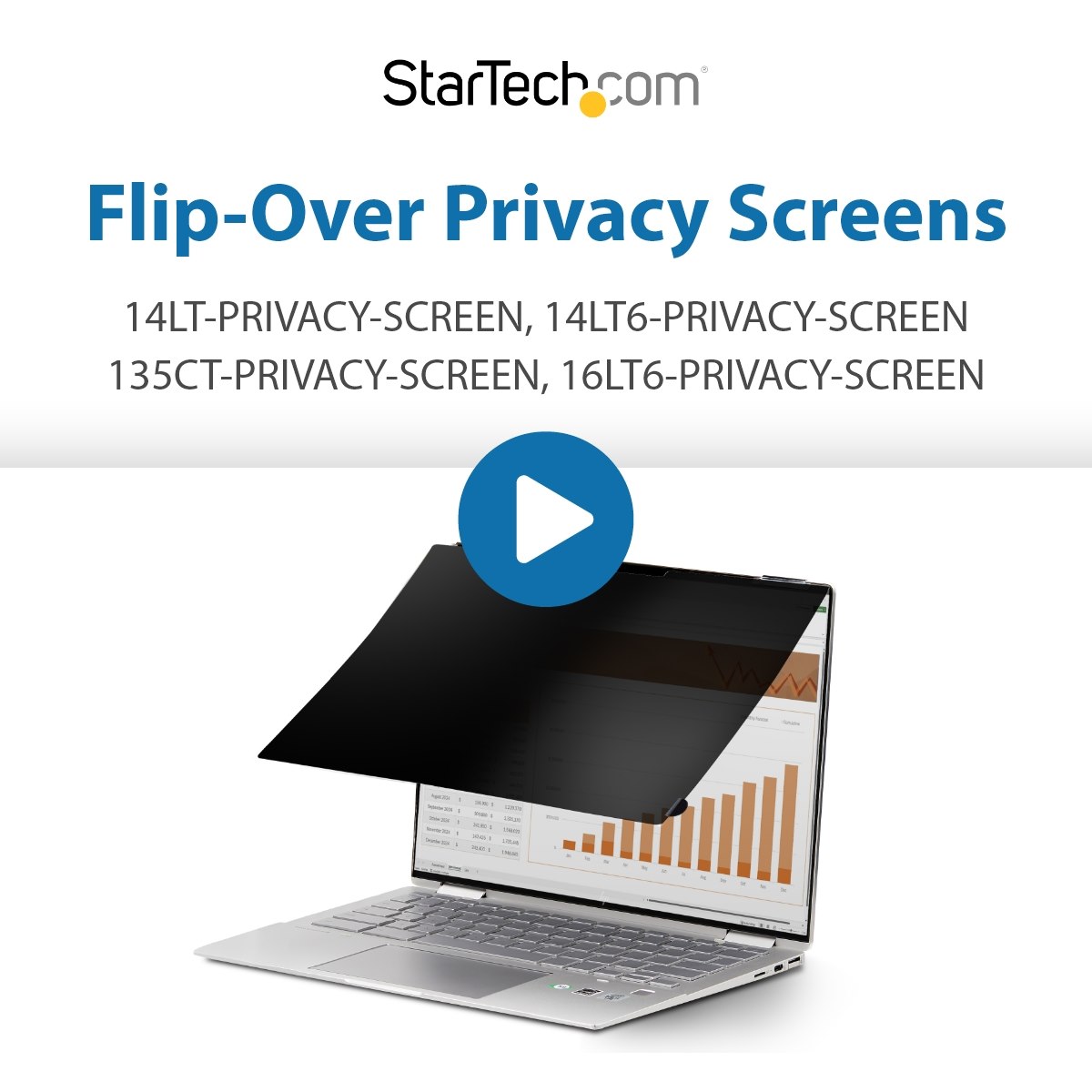 16in 16:10 Laptop Touch Privacy Screen - Laptop Filters | StarTech.com