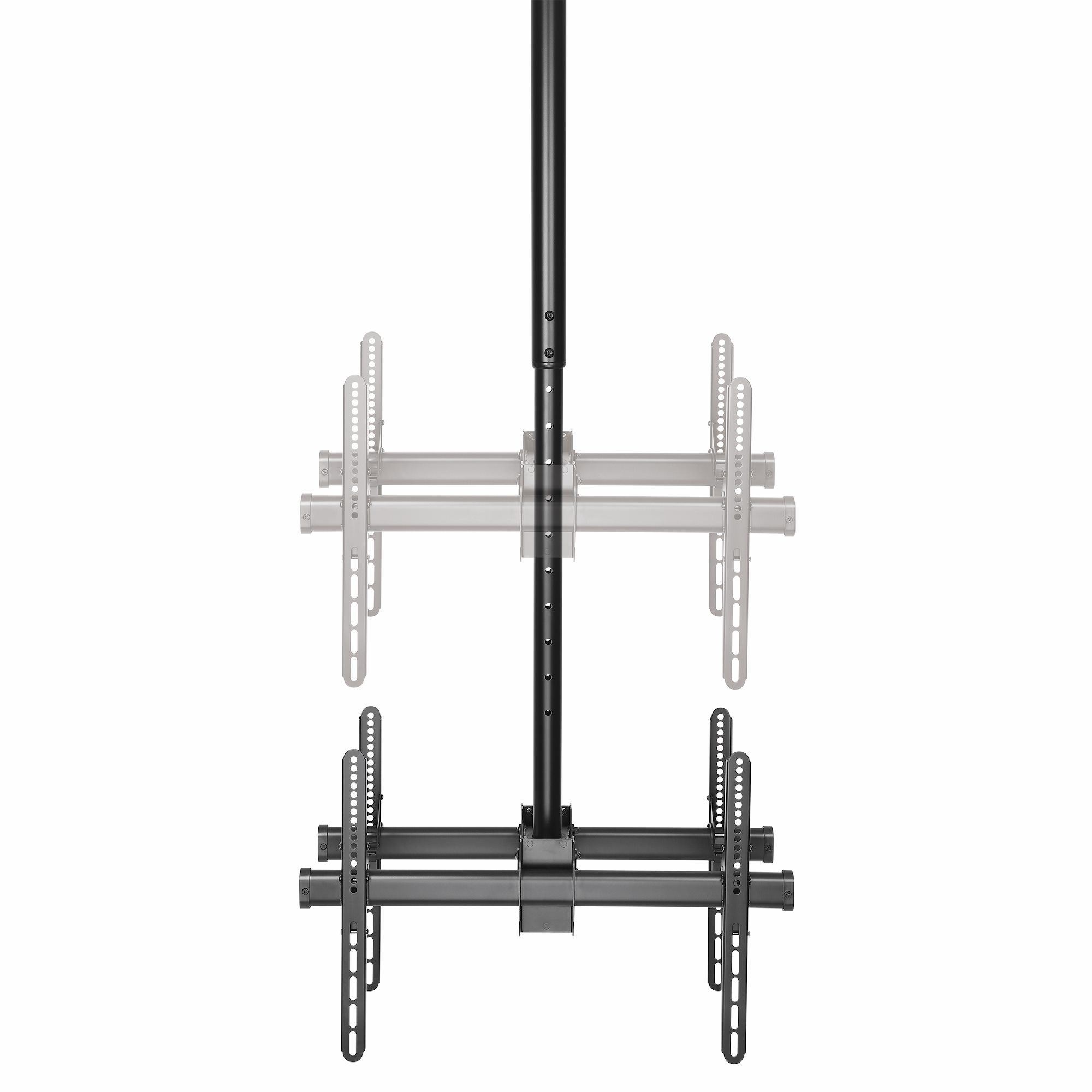 薄型テレビ天吊り金具 天井からの距離を2.5mから3mに調節 フルモーション 32- 75インチTV対応天吊りハンガ