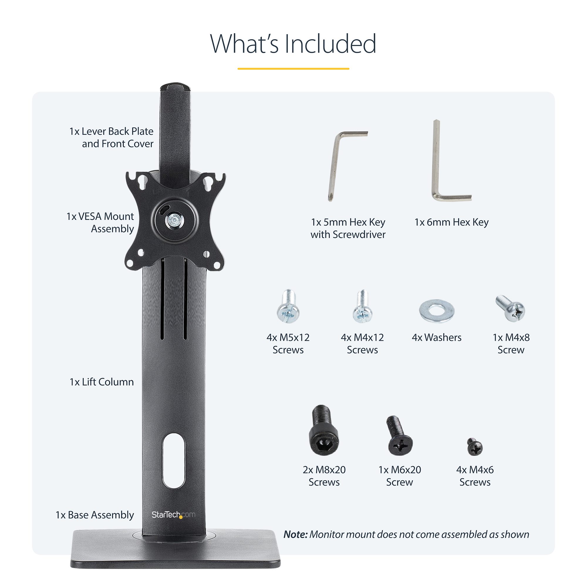 モニタースタンド／1画面／最大32インチディスプレイ／VESA対応