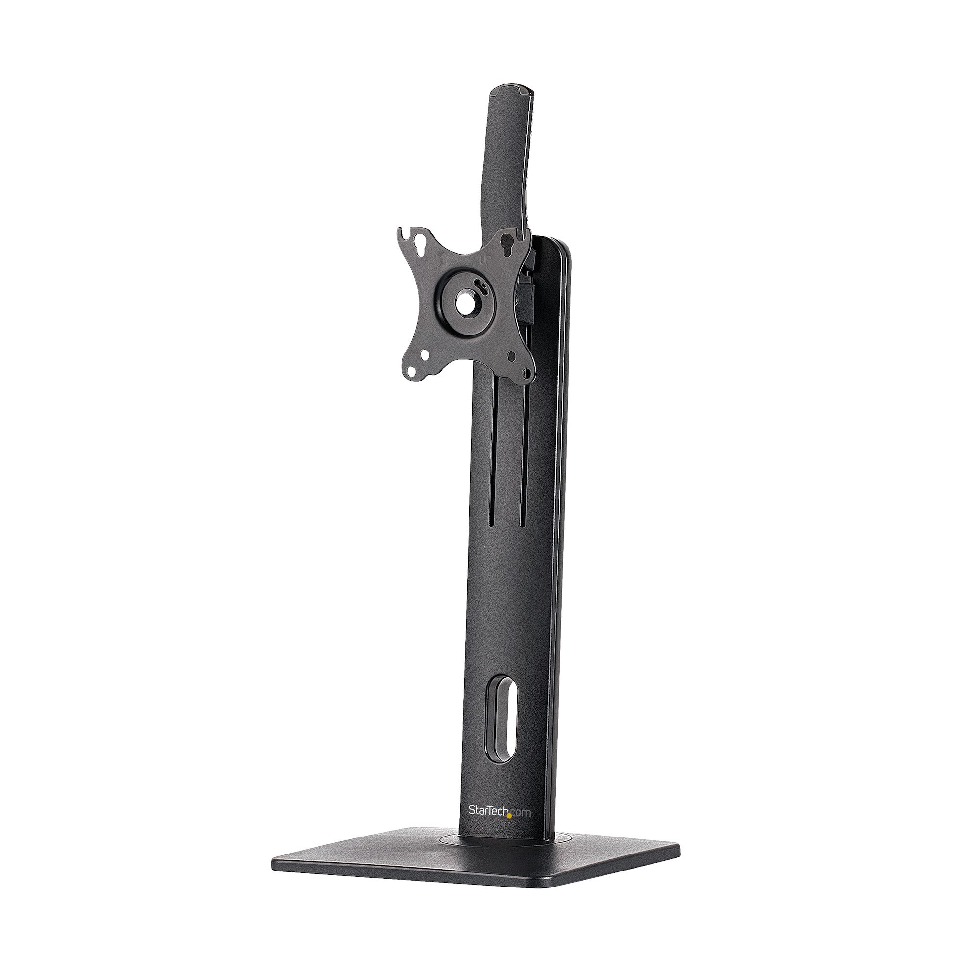 Shop  StarTech.com Free Standing Single Monitor Mount - Height Adjustable Monitor  Stand - For VESA Mount Displays up to 32 (15lb/7kg) - Ergonomic Monitor  Stand for Desk - Tilt/Swivel/Rotate - Black 