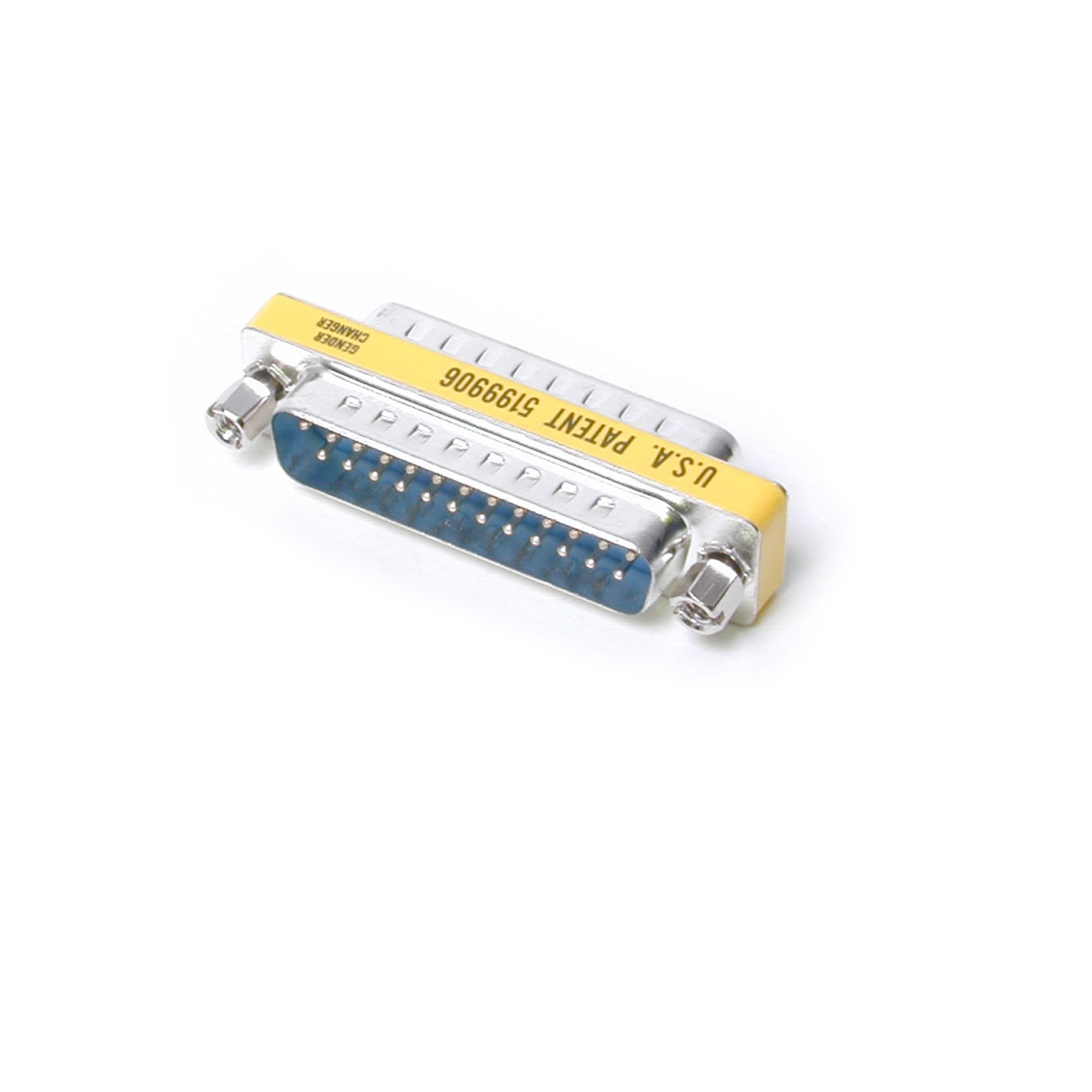 2 Pcs DB25 Male To Male Gender Changer Coupler Adapter – D Sub 25 Pin Serial Converter