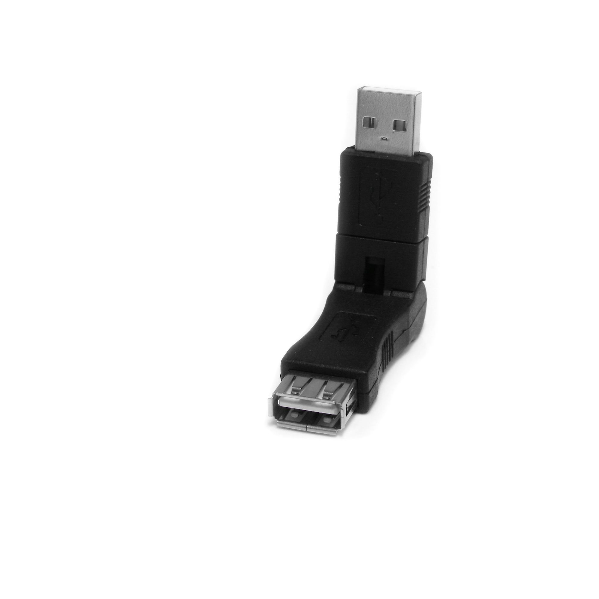 Adaptateur USB 3.0 90 degrés angle droit connecteur USB type A mâle à  extension femelle 2 pcs (angle gauche et angle droit inclus)