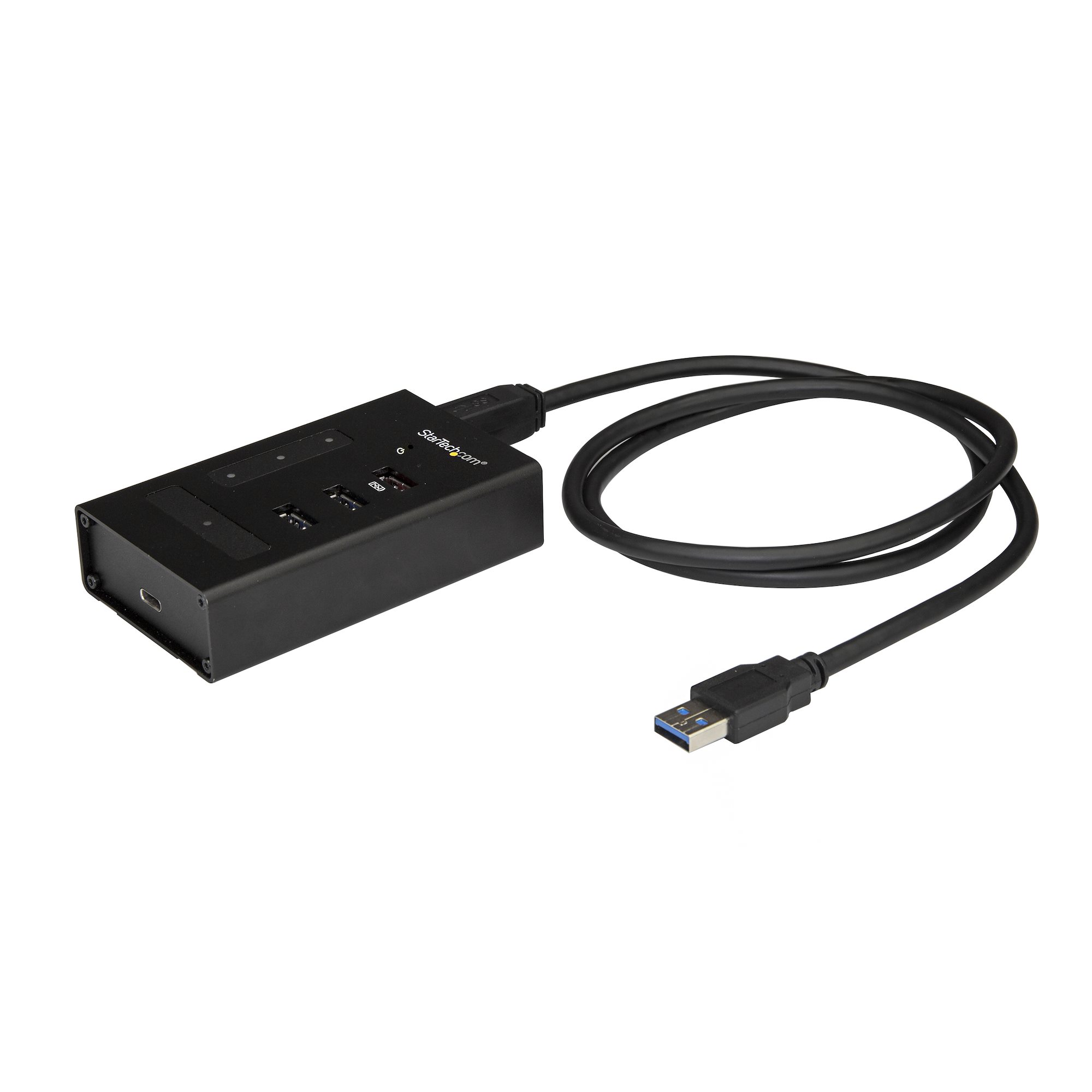 5Gbps 4 Ports USB 3.0 Laptop PC apple printer Splitter aluminum AC/DC recharge 
