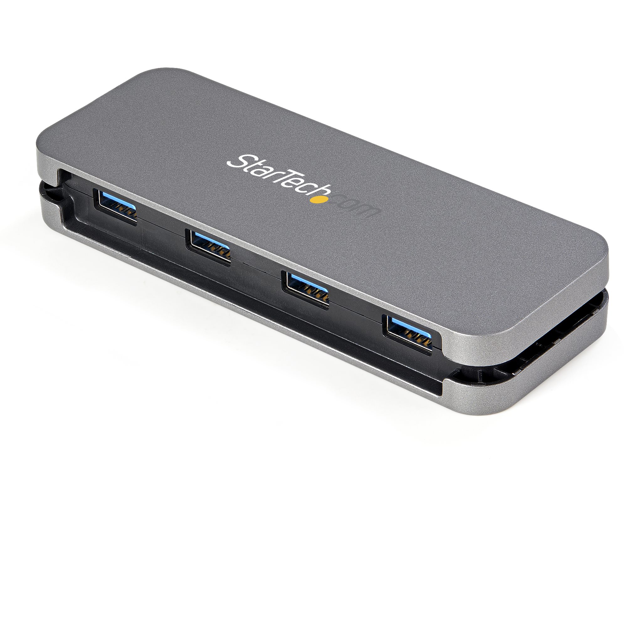 4-Port USB 2.0 Aluminum Hub for Chromebooks, Laptops, and Desktops