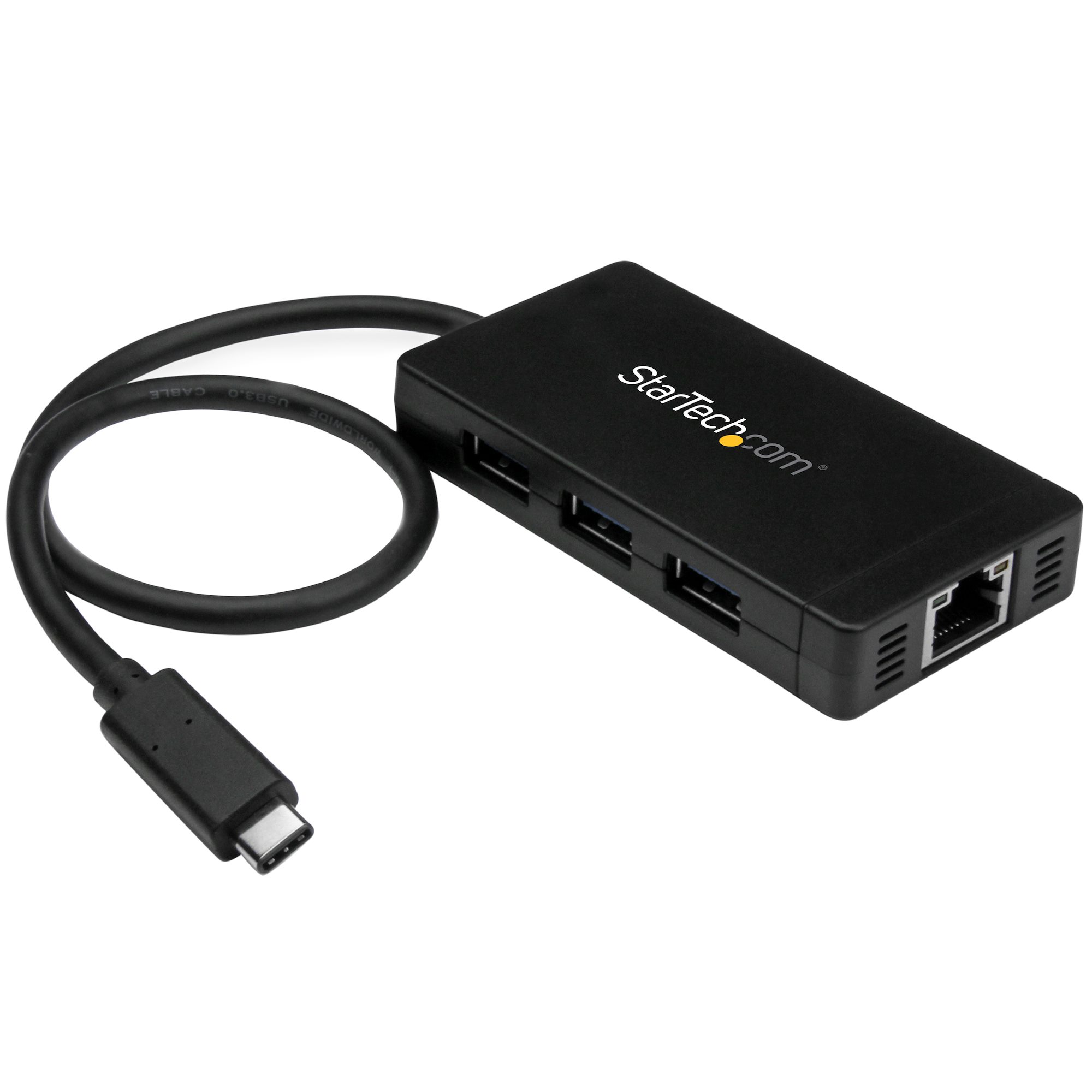 Alle sammen låne Narkoman Hub USB C 3 Port GbE C to A, Power Adapt - USB-C Hubs | StarTech.com