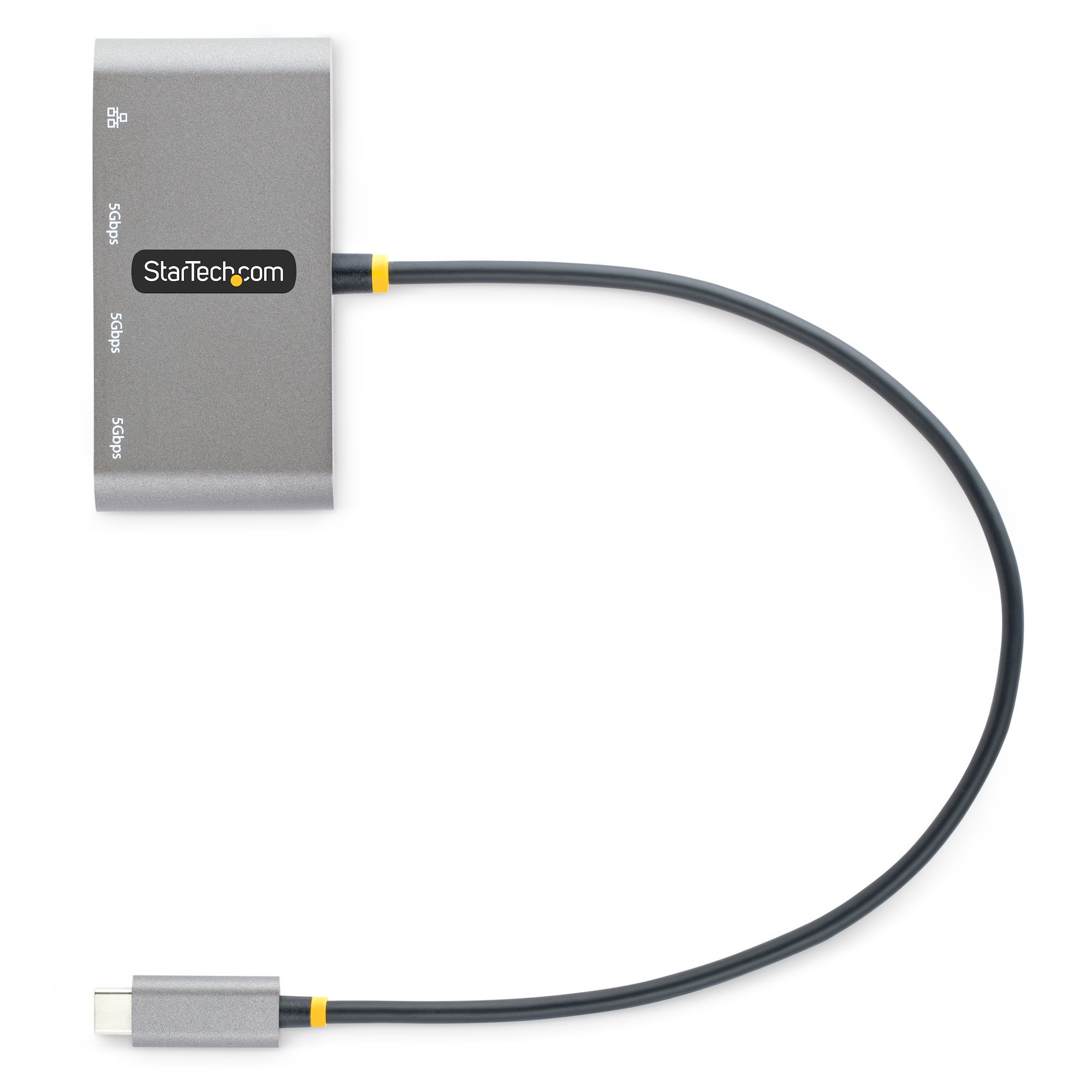 3-Port USB-C Hub with Ethernet, Portable - USB-C Hubs | USB Hubs