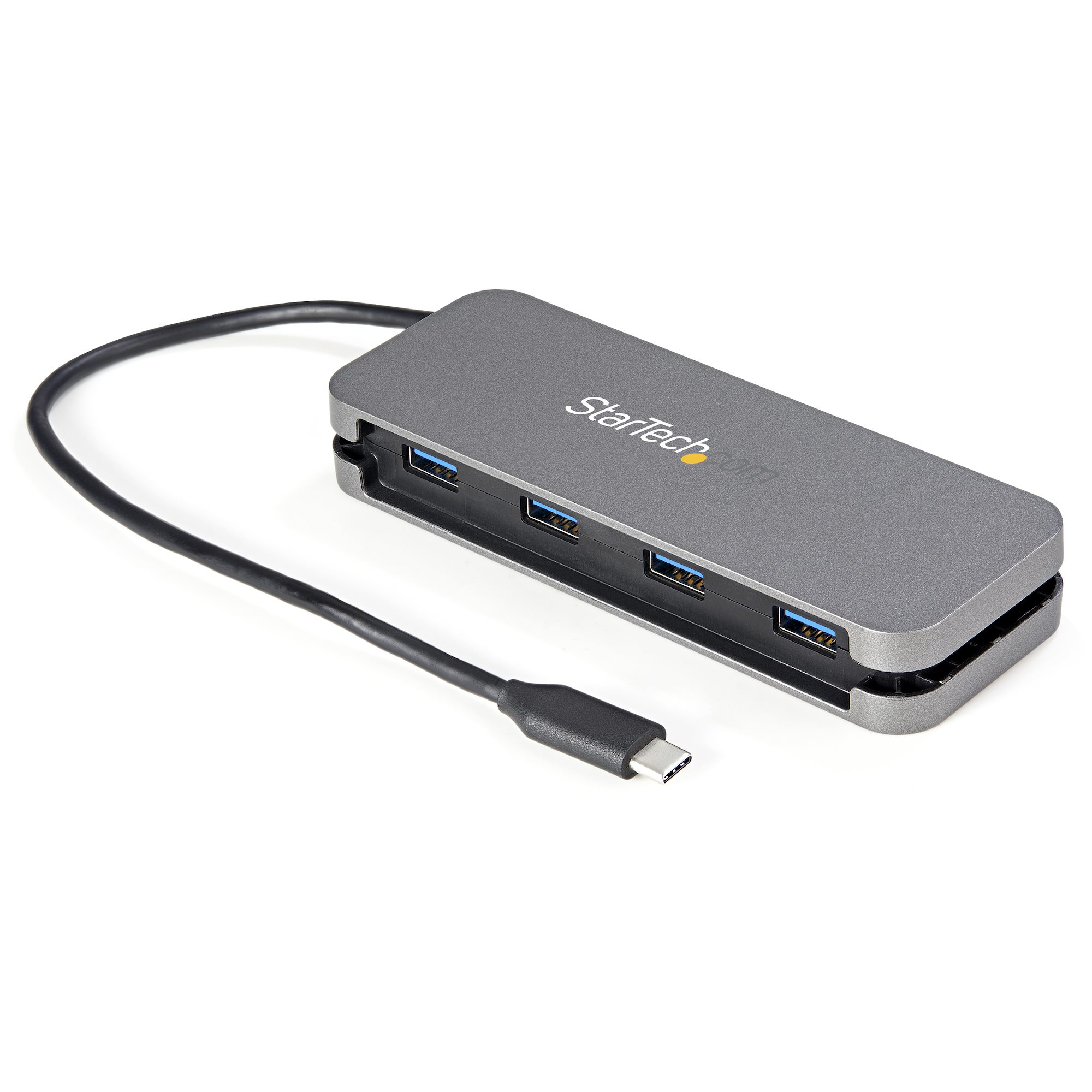 Hub USB 4 Ports Rotatif 180° - 1x USB-C, 1x USB 3.0, 2x USB 2.0 - Pour PC Portable, MacBook, PS5 - HENGBIRD