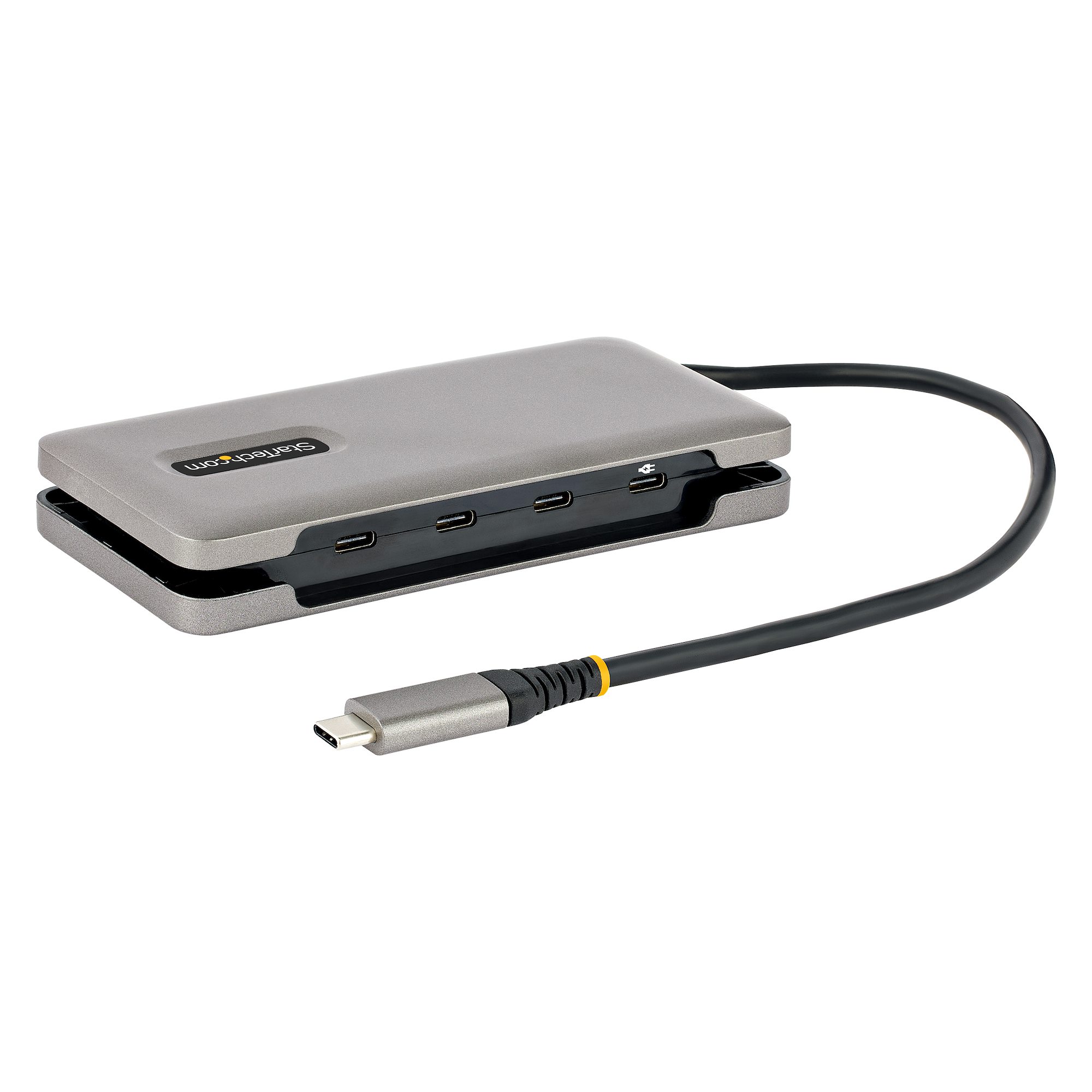 ドッキングステーション Type-C 巻き取り USB-C PD100W 4K USB 8in1 HDMI LAN VGA microSD SDカード イーサネット 持ち運び モバイル コンパクト