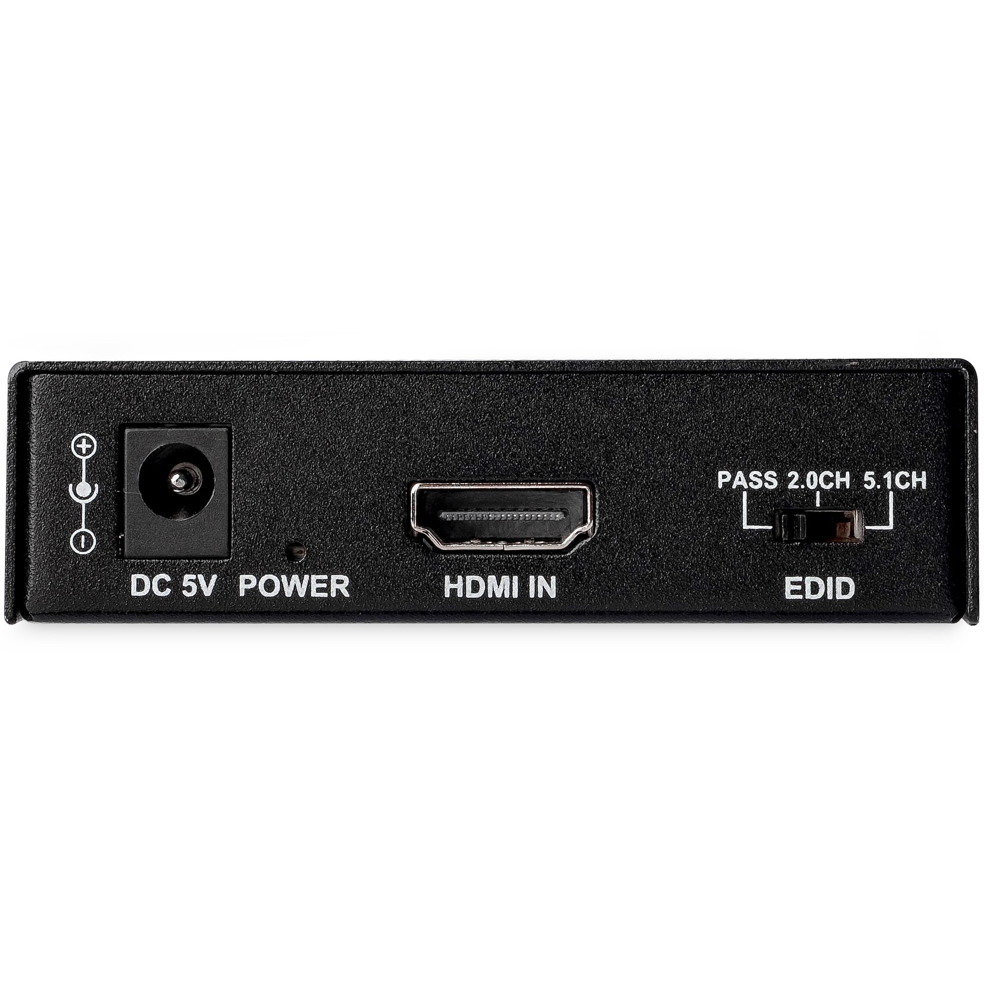 Pekkadillo fravær Jolly Extractor - 4K HDMI Audio De-embedder - Audio Signal Converters |  StarTech.com