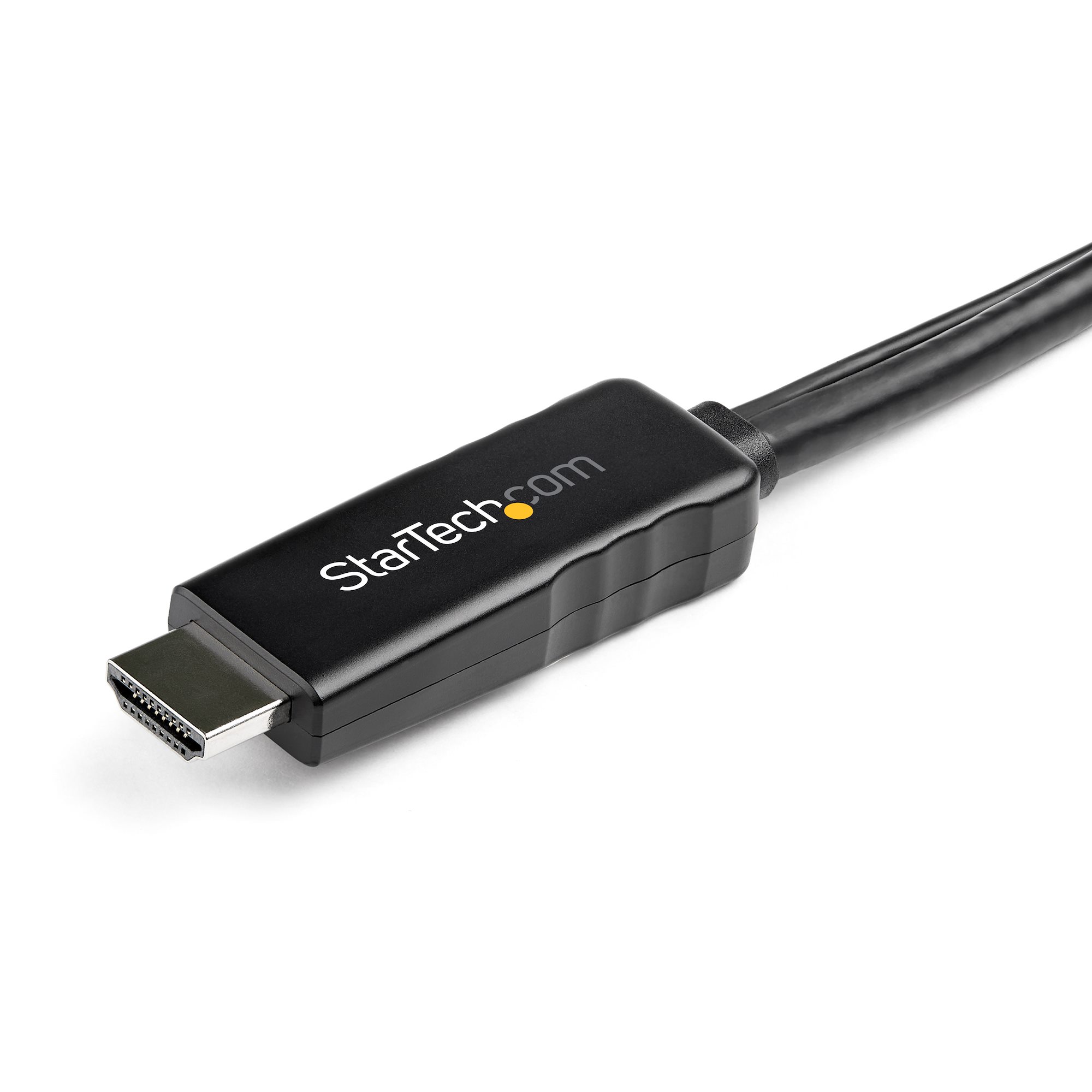 StarTech.com HD2DPMM2M  StarTech.com Câble Adaptateur HDMI vers DisplayPort  de 2m - 4K 30Hz - M/M - Câble Convertisseur Actif HDMI 1.4 vers DP 1.2 avec  Audio - Alimenté par USB 