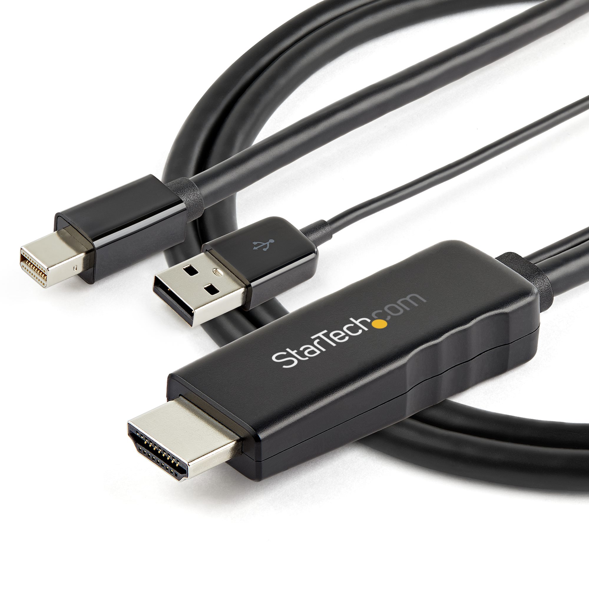 StarTech.fr Adaptateur Mini DisplayPort vers HDMI - Dongle mDP vers HDMI -  1080p - mDP 1.2 vers Écran/Affichage HDMI - Convertisseur Vidéo - Câble  Attaché de 30,4cm - Version Améliorée de MDP2HDMI