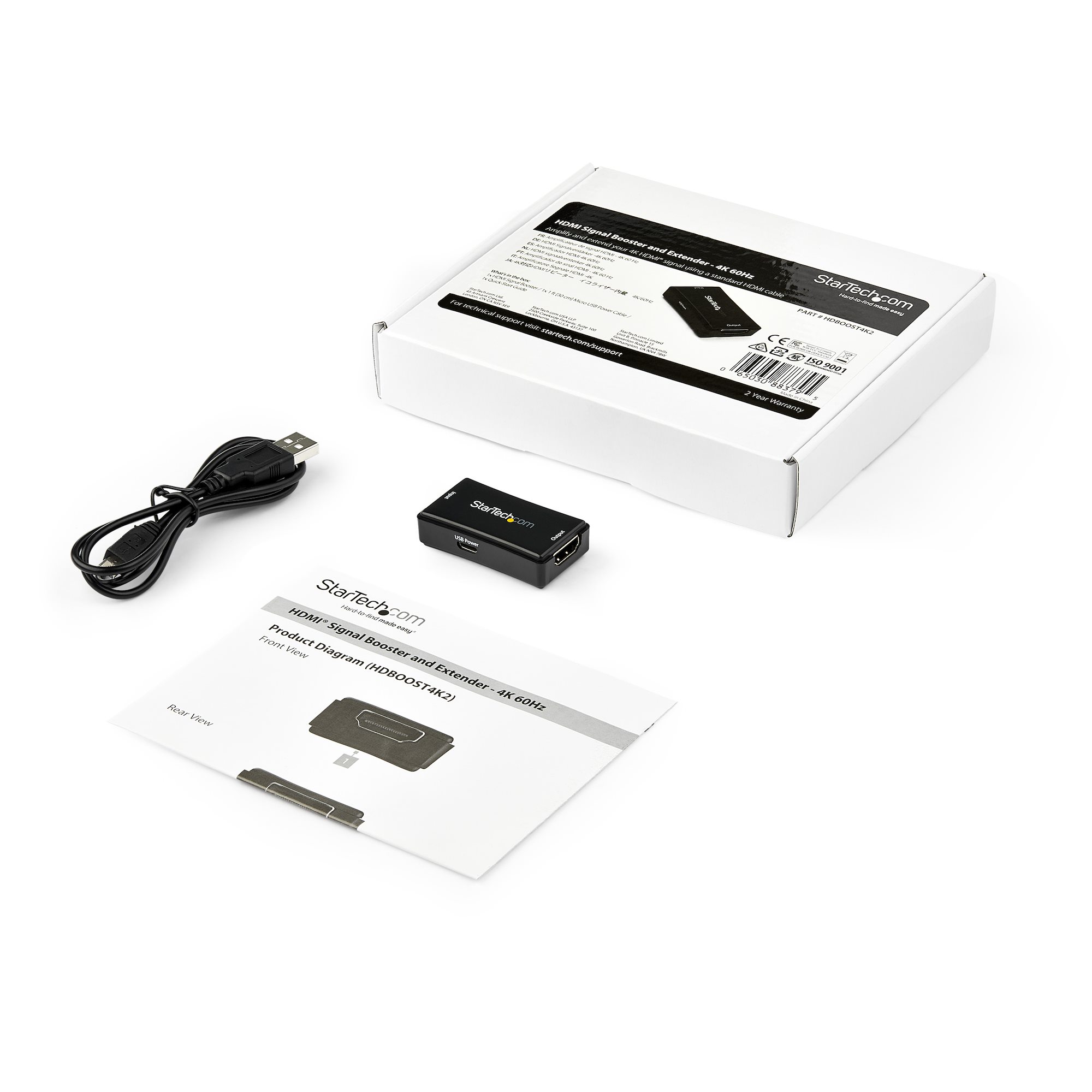 Signal Booster - 4K60 - USB Power - Extenders | StarTech.com
