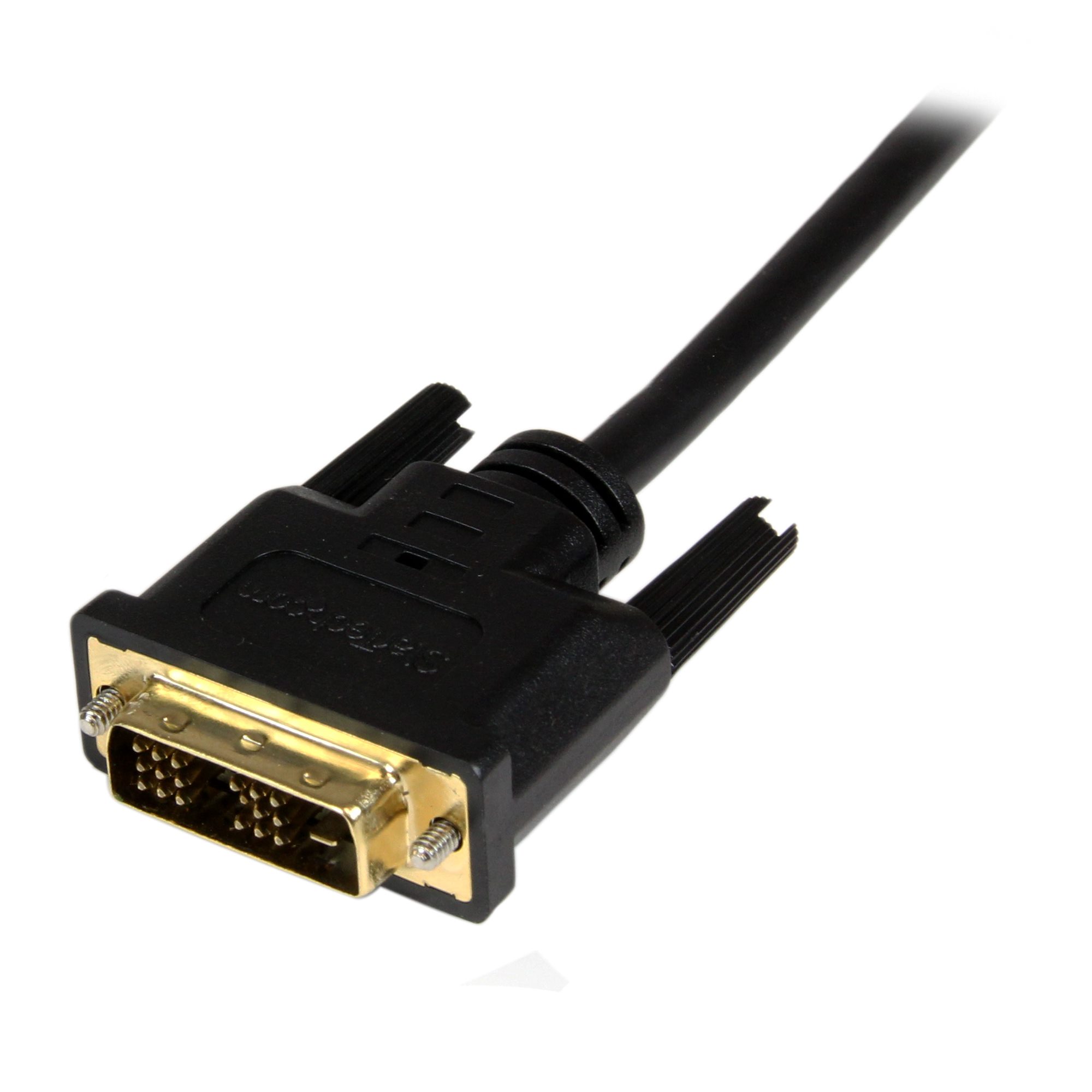 MMOBIEL High Speed DVI to HDMI Adapter Cable Gold Plated Connectors Supports all High Resolutions Monitors 3 ft / 1 m