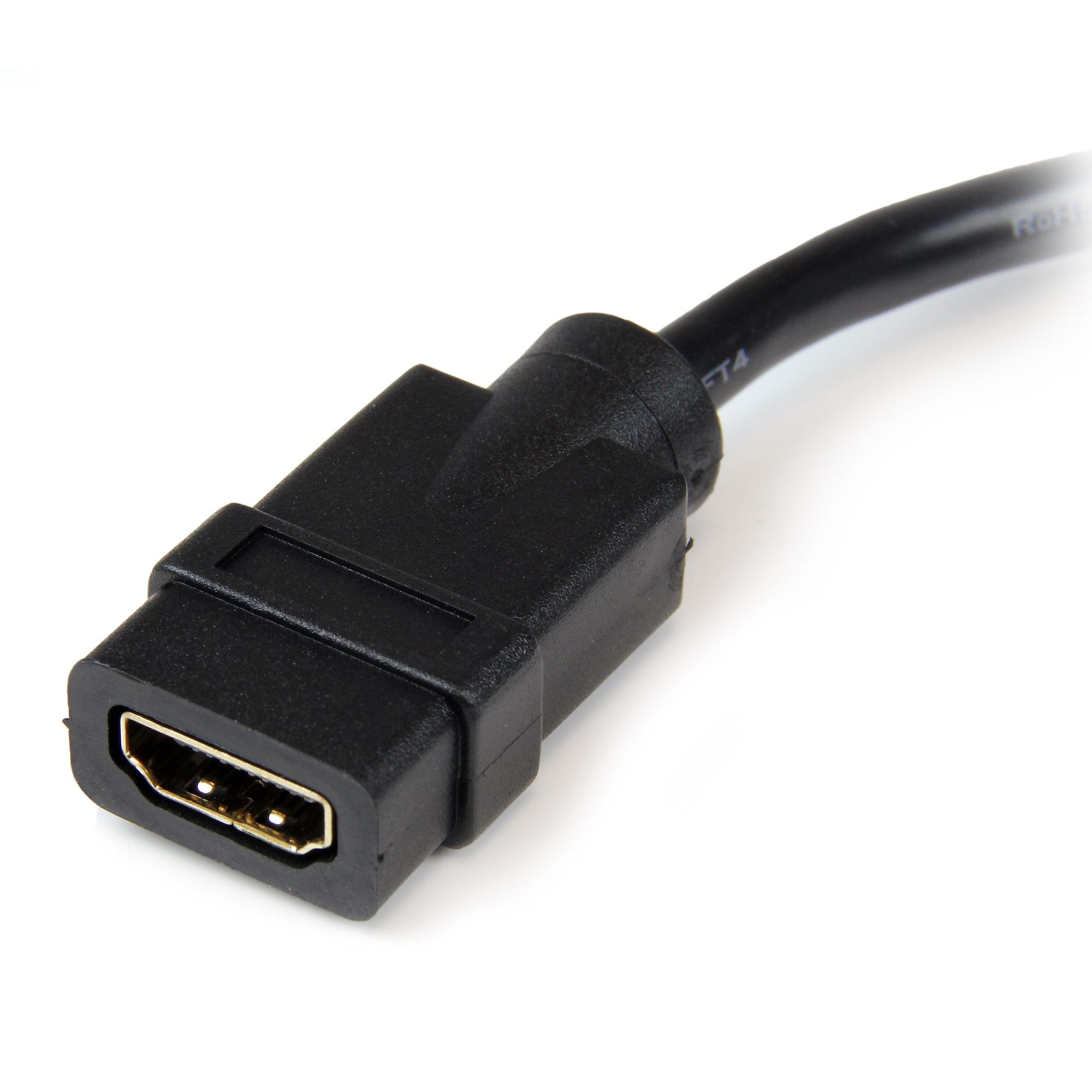 StarTech.com Adaptador de 20cm HDMI a DVI DVI D Hembra HDMI Macho Cable  Conversor de Video Negro Adaptador de video HDMI macho