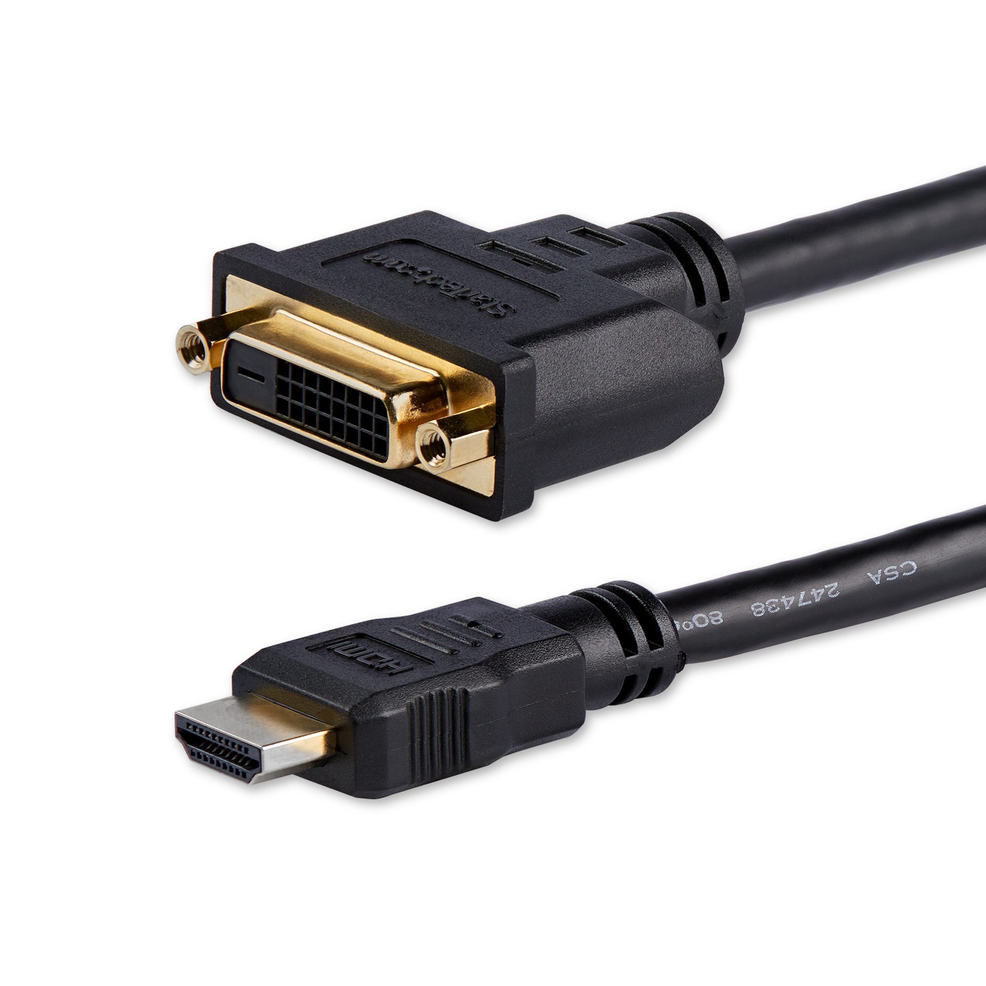 HDMI to DVI Monitor Display Cable Adapter with Micro HDMI Mini HDMI Converter 