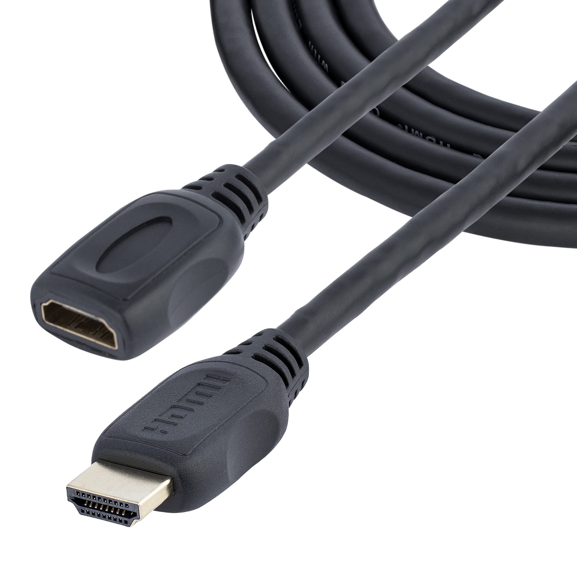 Rallonge HDMI 2m - Câble HDMI Mâle vers Femelle - Rallonge de Câble HDMI 4K  - Câble HDMI UHD 4K 30Hz avec Ethernet M/F - Câble HDMI 1.4 Haut Débit 