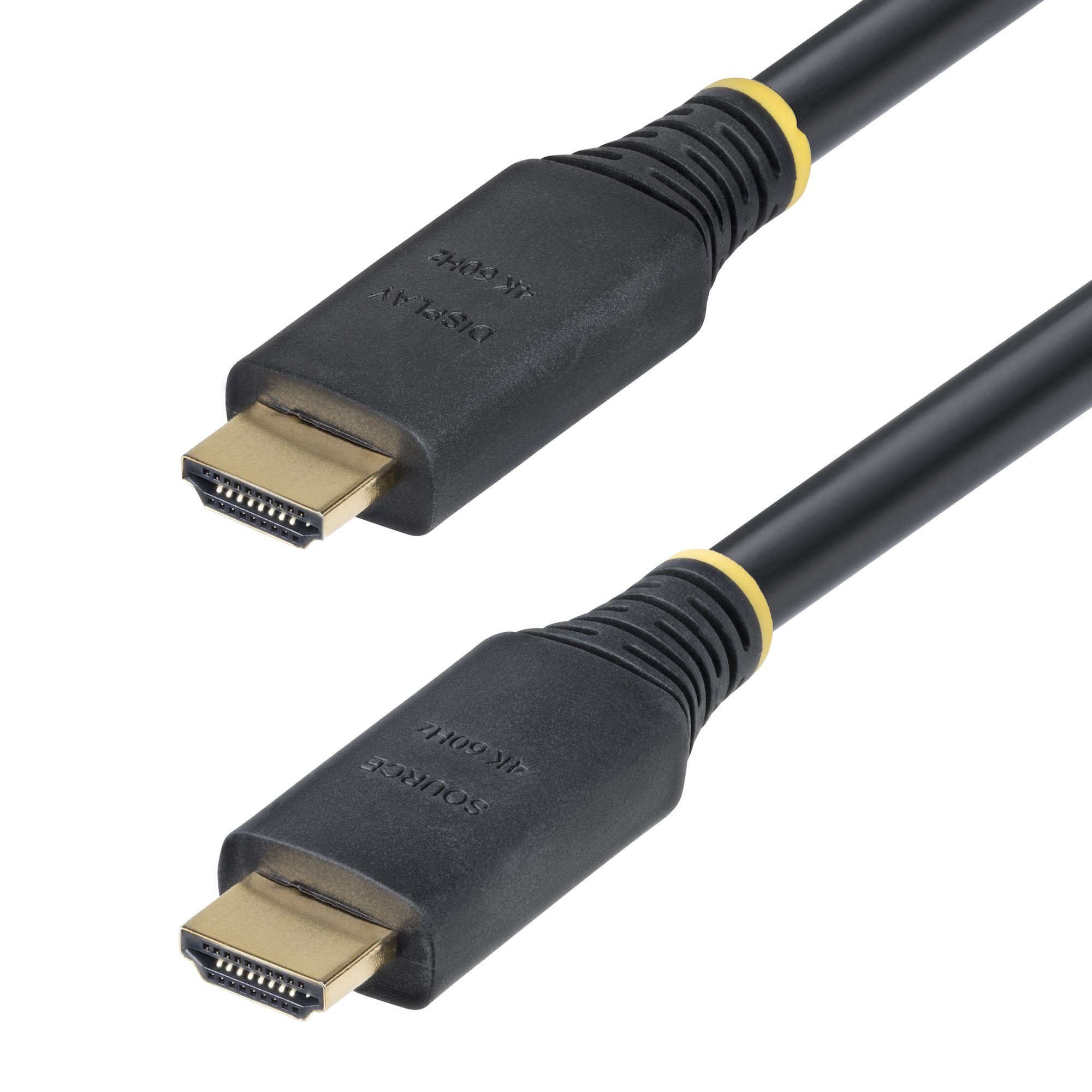 StarTech.com ハイスピードHDMIケーブル 15m HDMI 2.0 15ft (4.6m) HDMI Cable - 4K High Speed HDMI Cable with