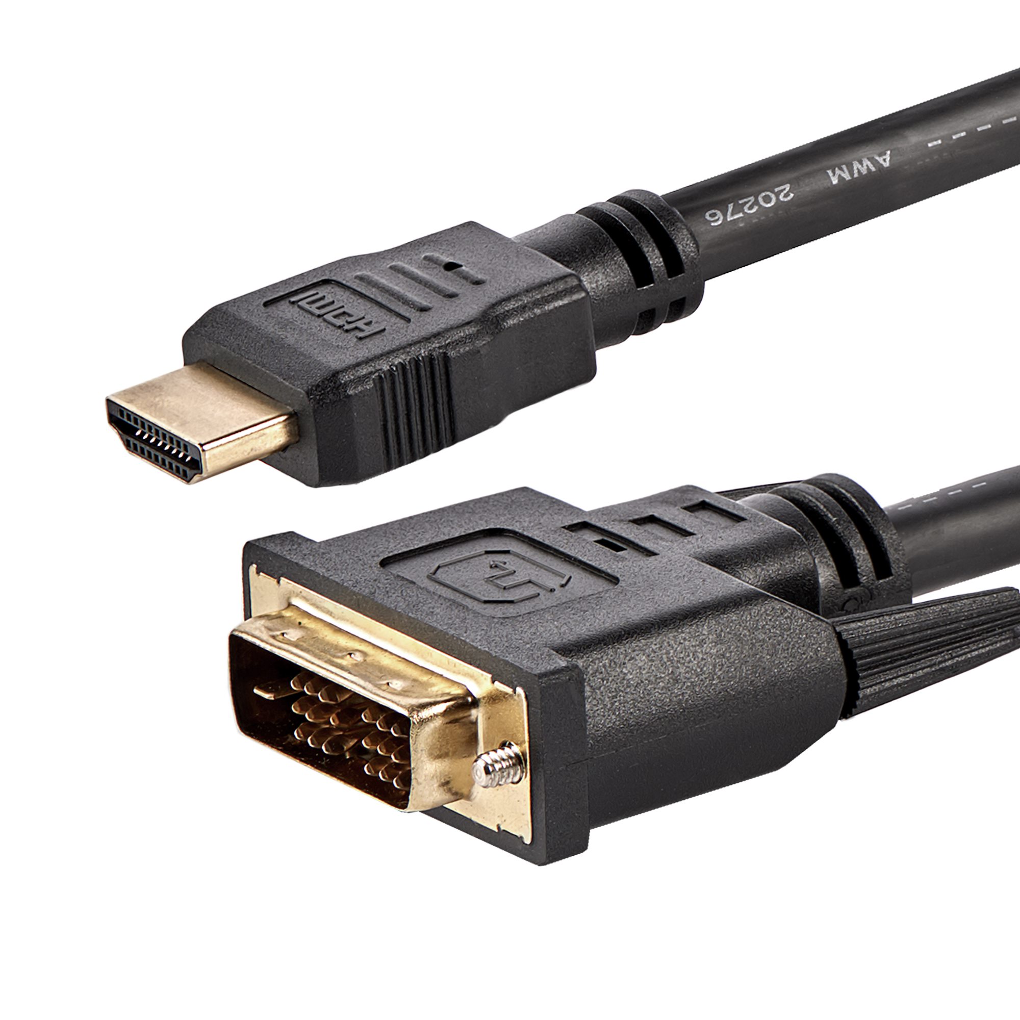 Negro Togames Adaptador HDMI a DVI-D Cable de Video-HDMI Macho a DVI Macho a HDMI a DVI Cable 1080p LCD de Alta resolución y monitores LED 