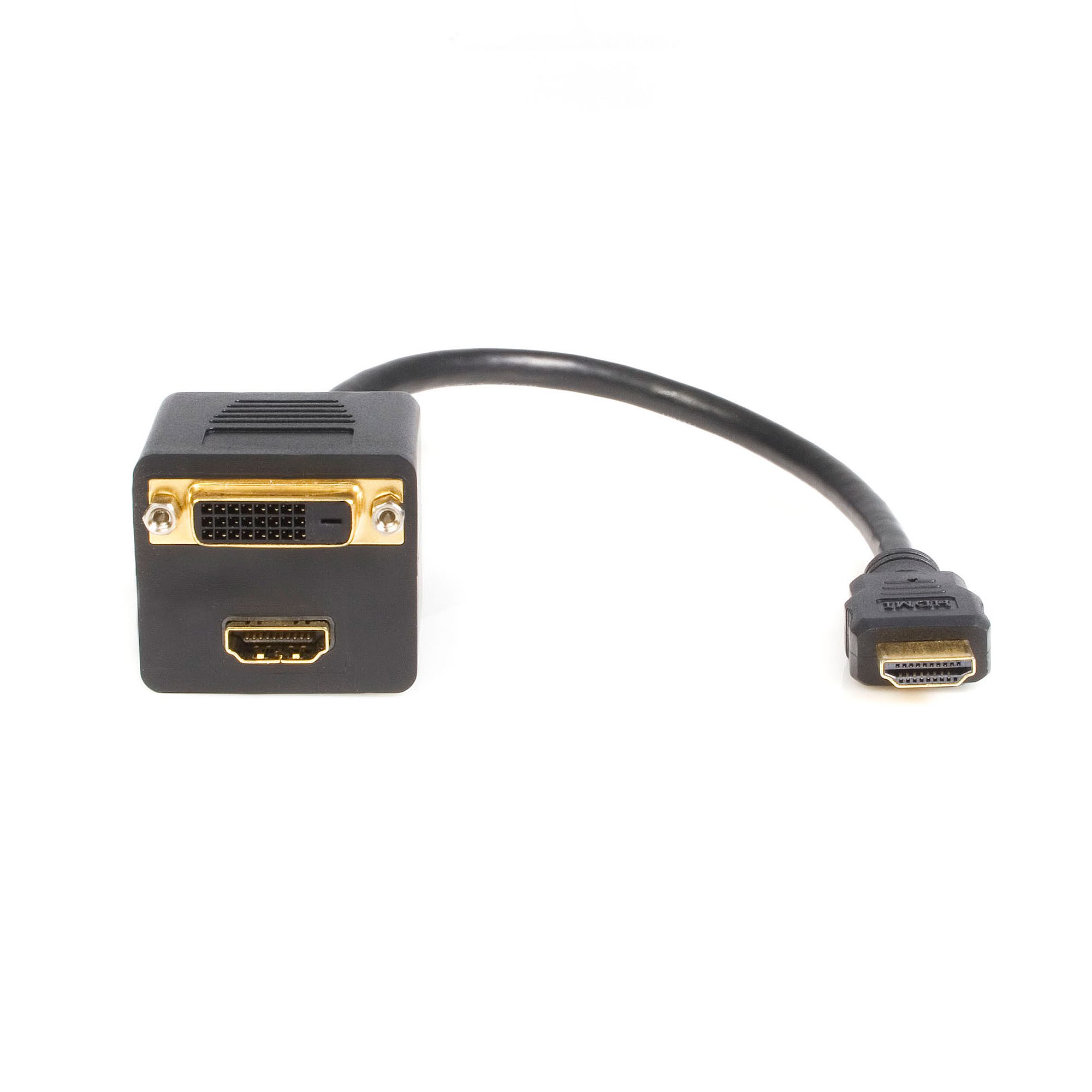 thumbnail image 2 of DVI-D Female Dual Link To HDMI Male Adapter – Black, 1:1 Converter For HDTV 2 of 6
