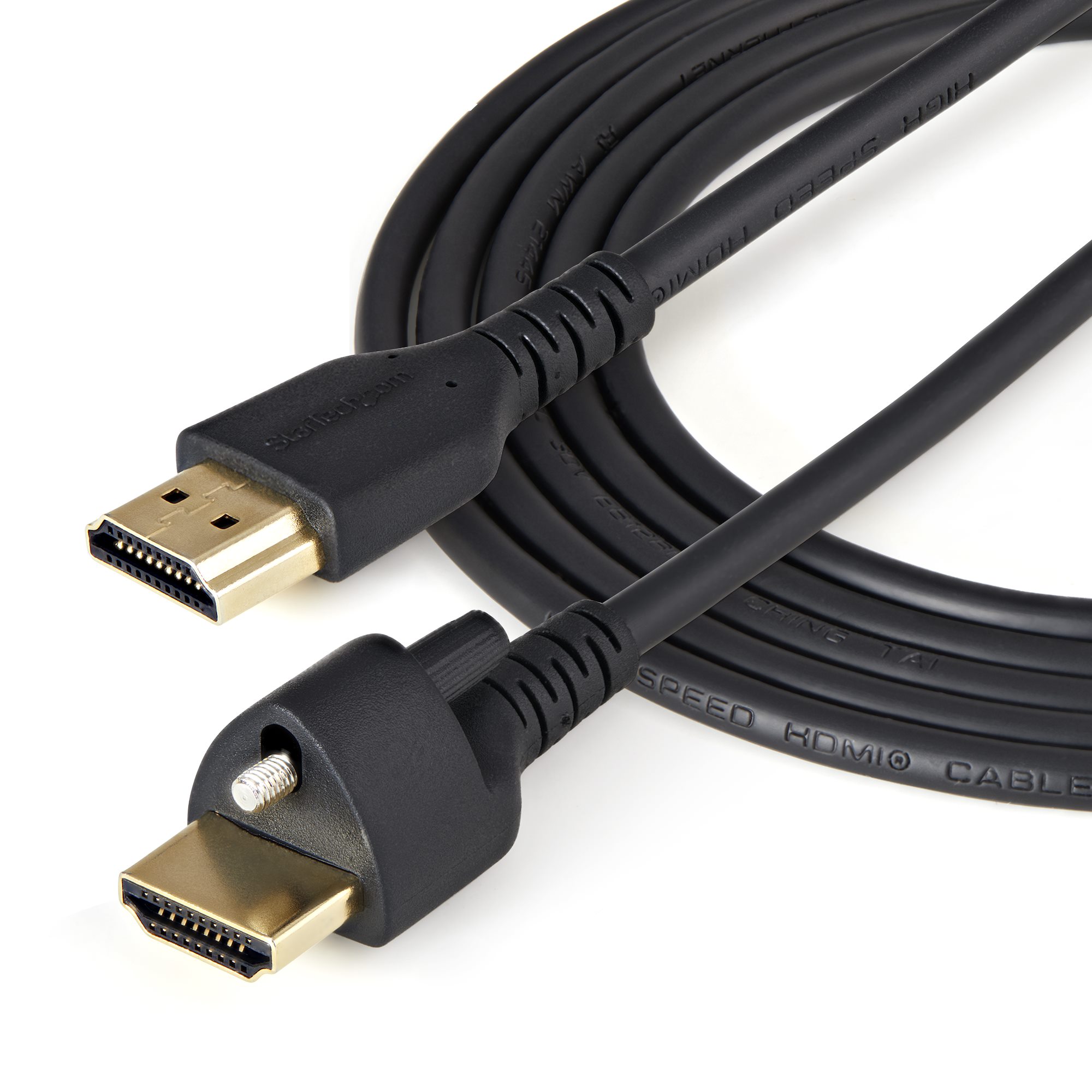 Câble HDMI 1m avec Vis de Vérouillage 4K - Câbles HDMI® et adaptateurs HDMI