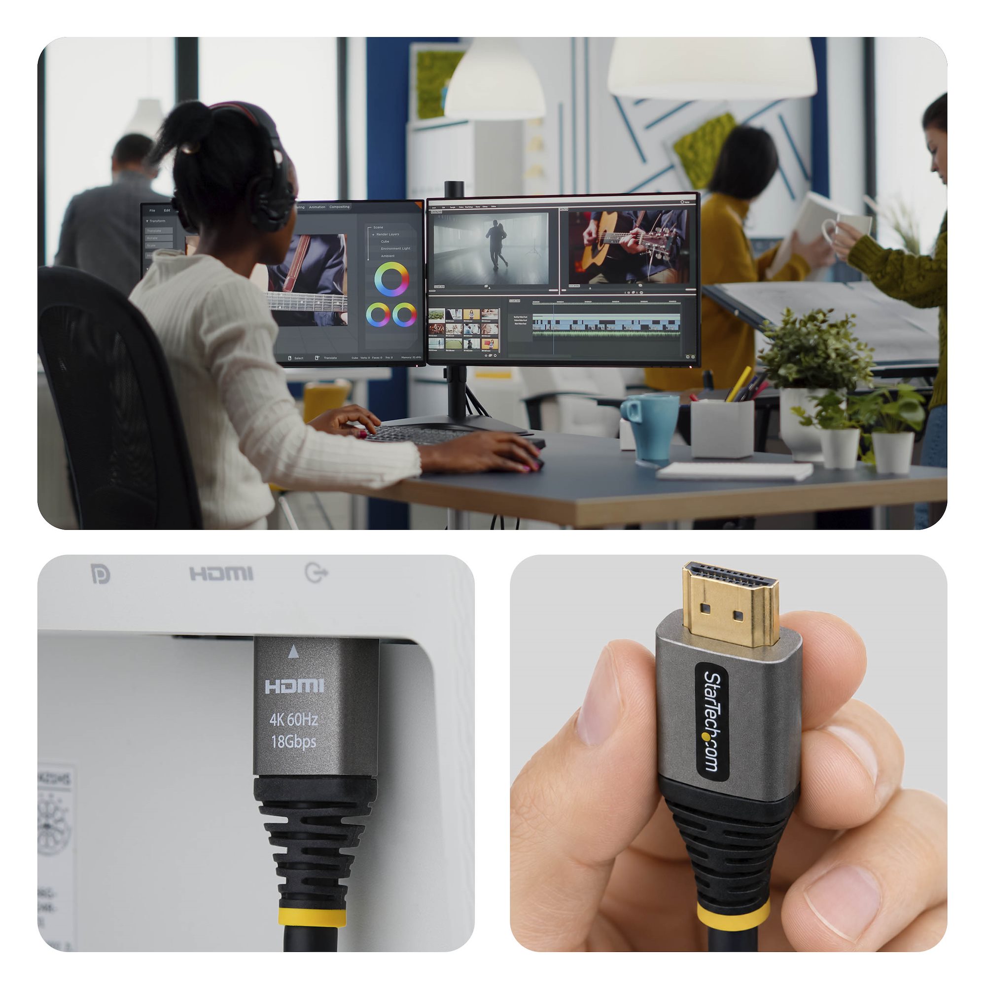 HDMI 2.0ケーブル／5m／4K60Hz／プレミアム認証／HDR10／イーサネット