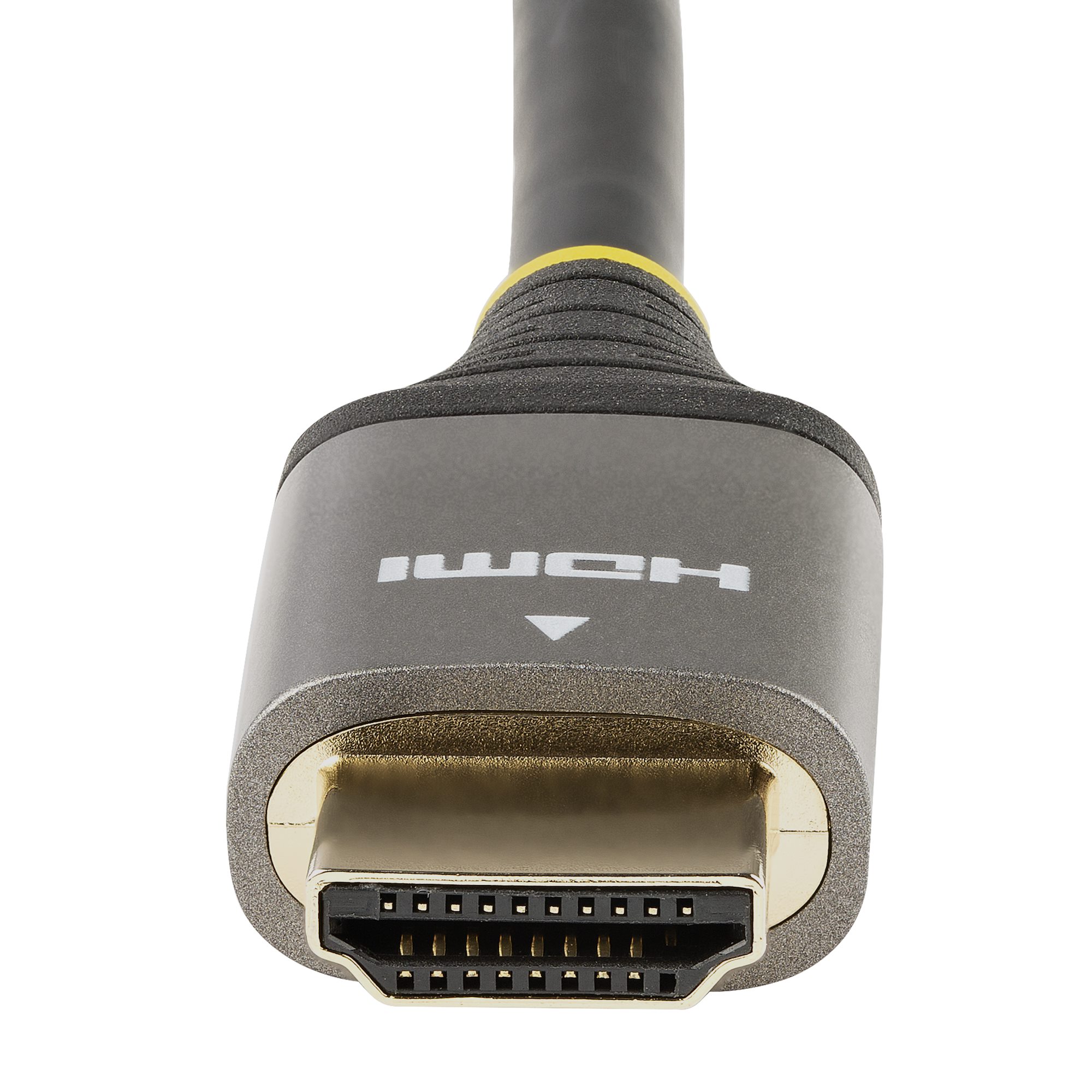 StarTech.com Cable de ahorro de puerto HDMI de alta velocidad de 6 pulgadas  con 4K 60Hz - Cable adaptador corto HDMI 2.0 macho a hembra - Extensor de