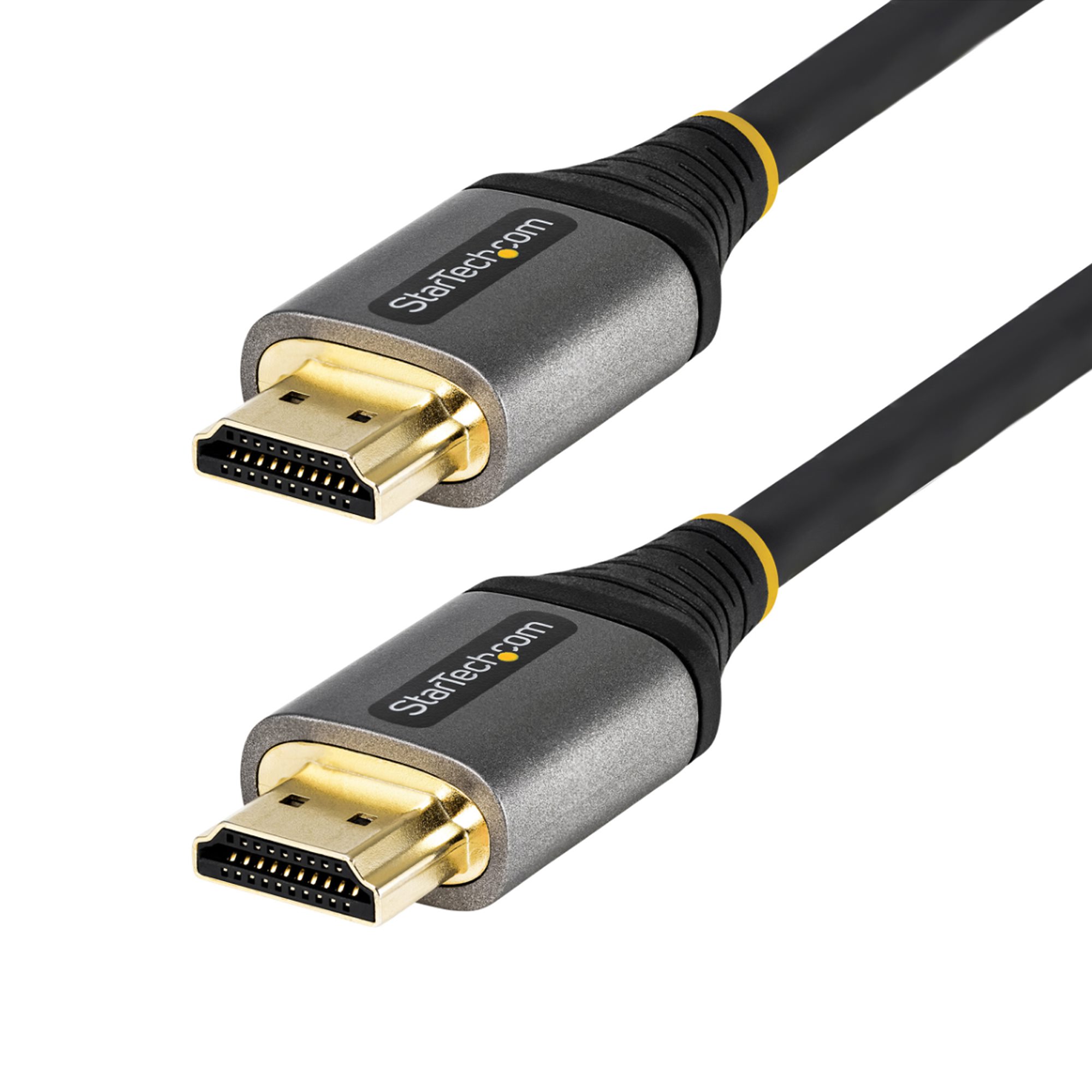 2 m Premium certifierad HDMI 2.0-kabel - Hög hastighets UHD 4K 60 Hz  HDMI-kabel med Ethernet - HDR10, ARC - UHD HDMI Video-sladd - För  UHD-skärmar