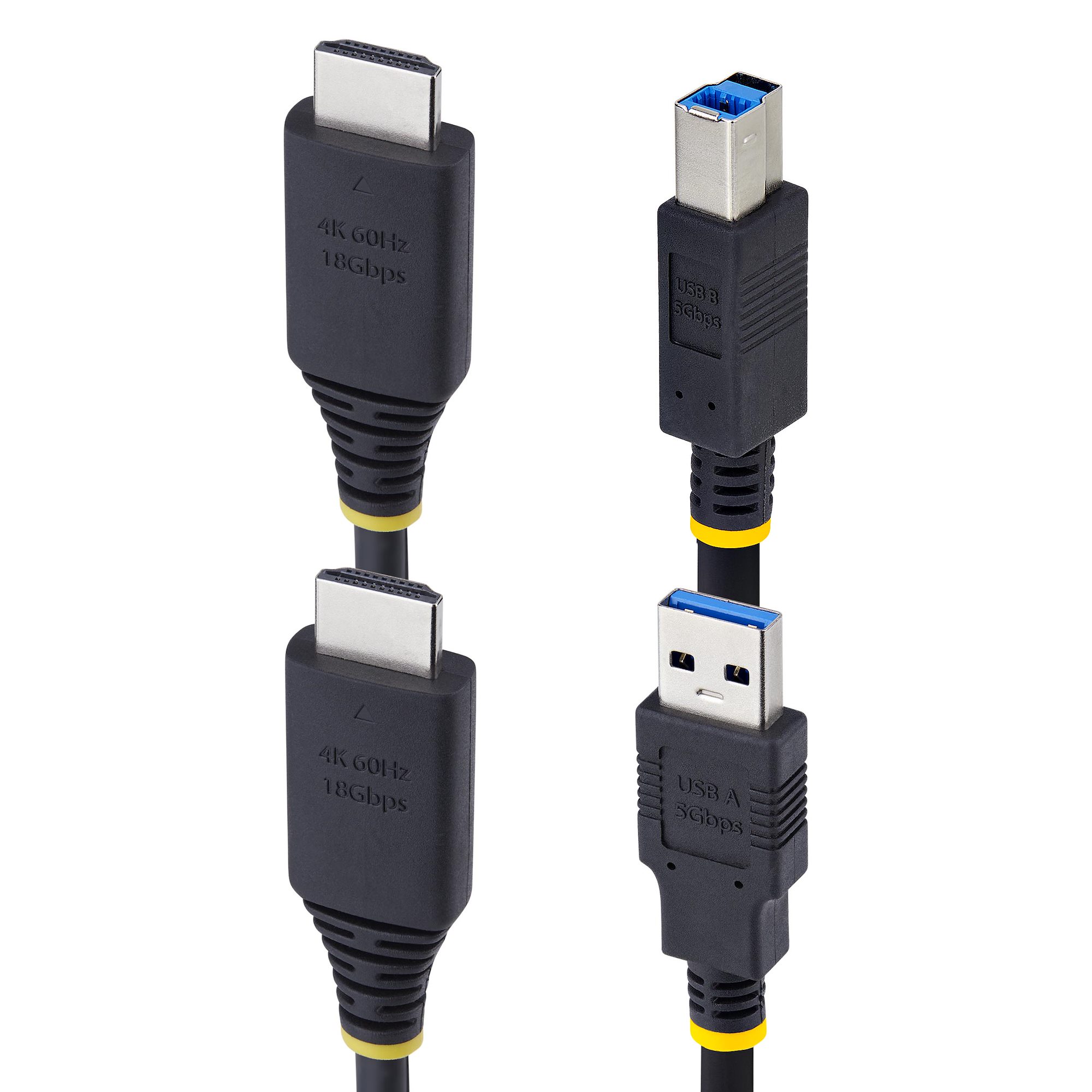 HDMI 4K60HzとUSB 5Gbpsケーブルを1つに統合し、コンピューターとKVM 