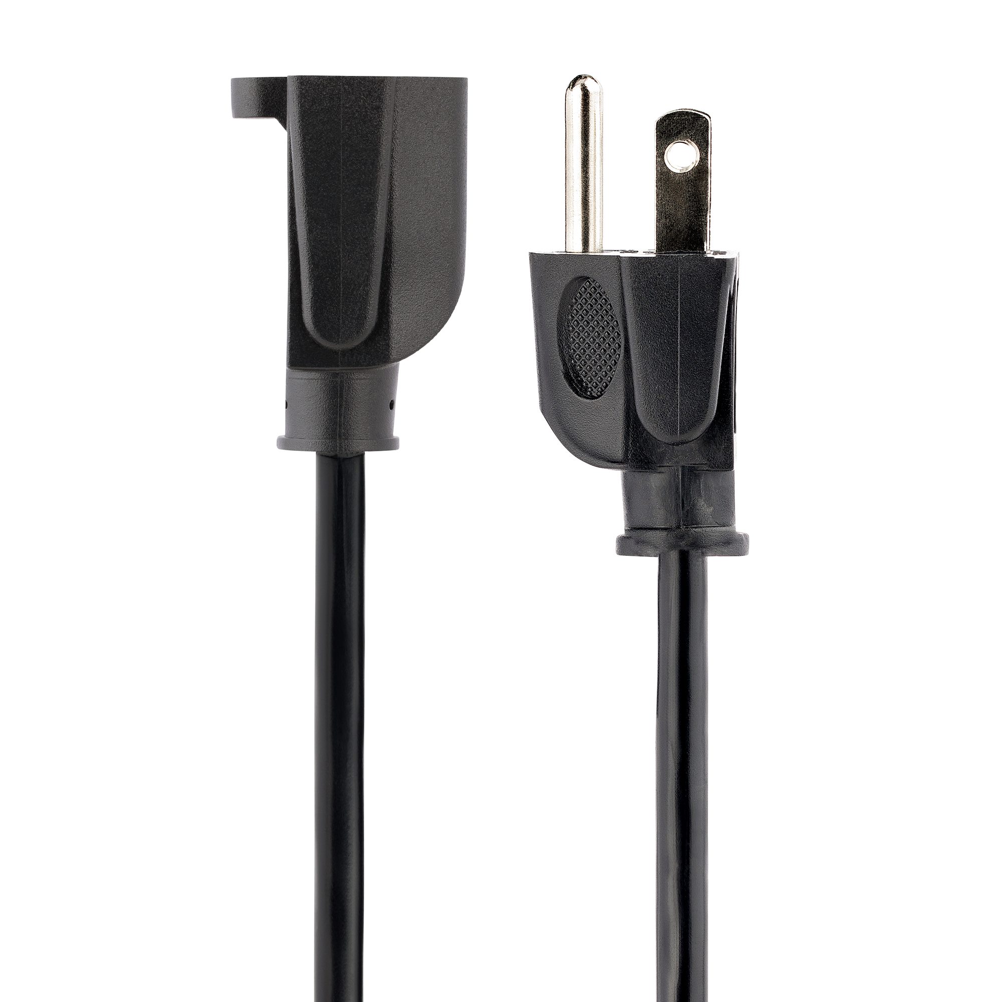 StarTech.com 15ft (4.5m) Heavy Duty Extension Cord, NEMA5-15P to NEMA5-15R Black Extension Cord